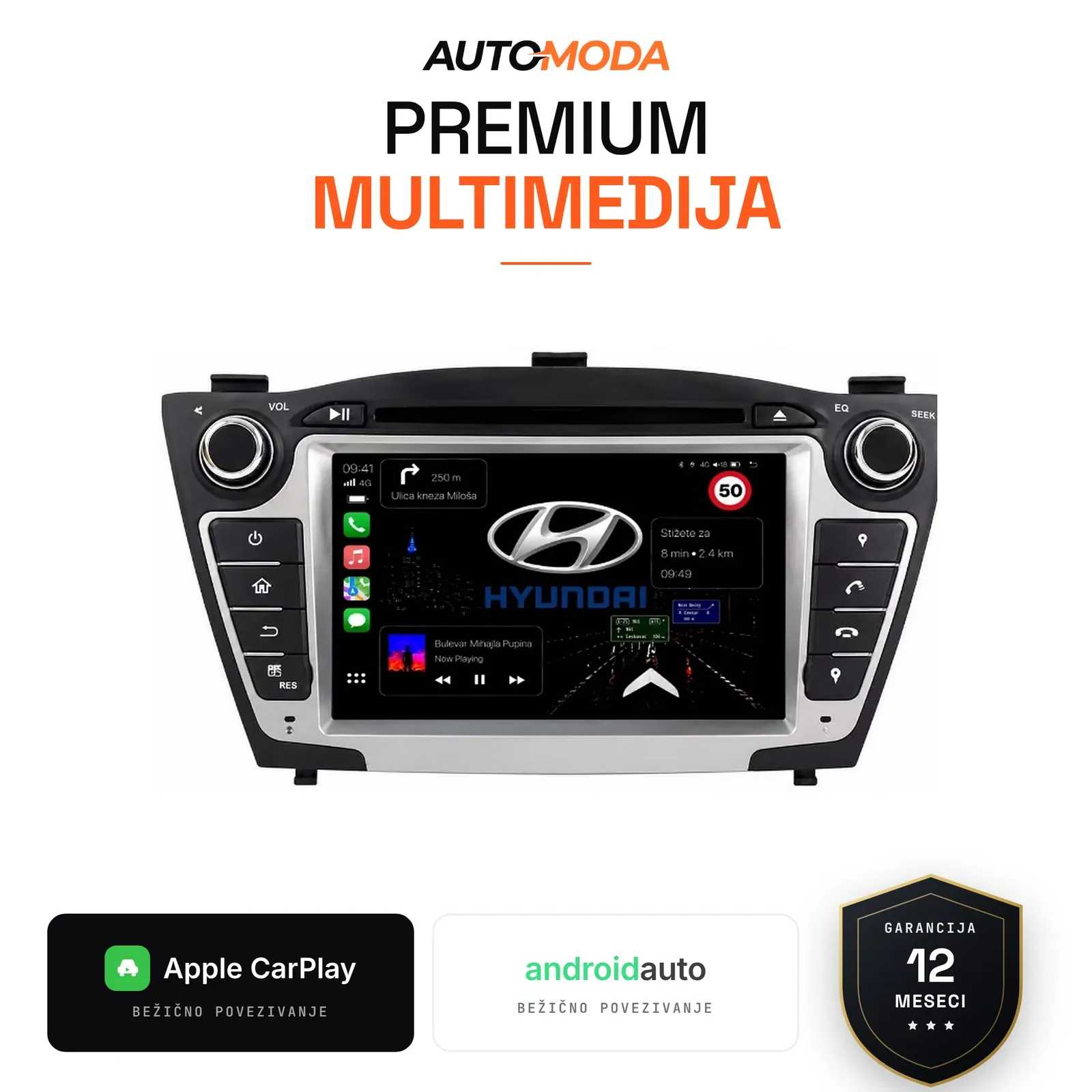 Hyundai Tucson, ix35 multimedija 7"