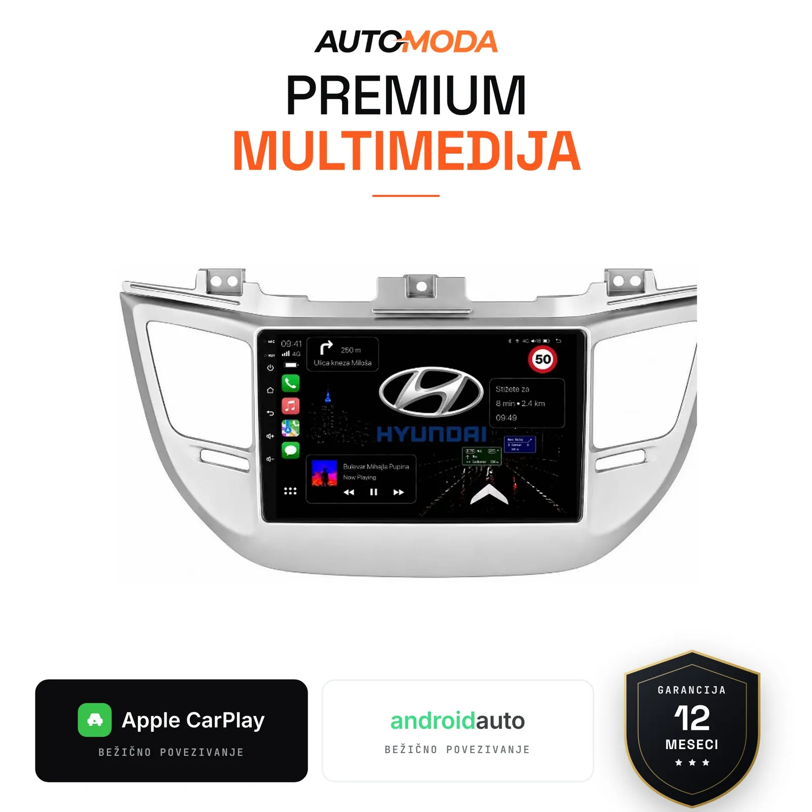 Hyundai Tucson (novi tip) multimedija 10"