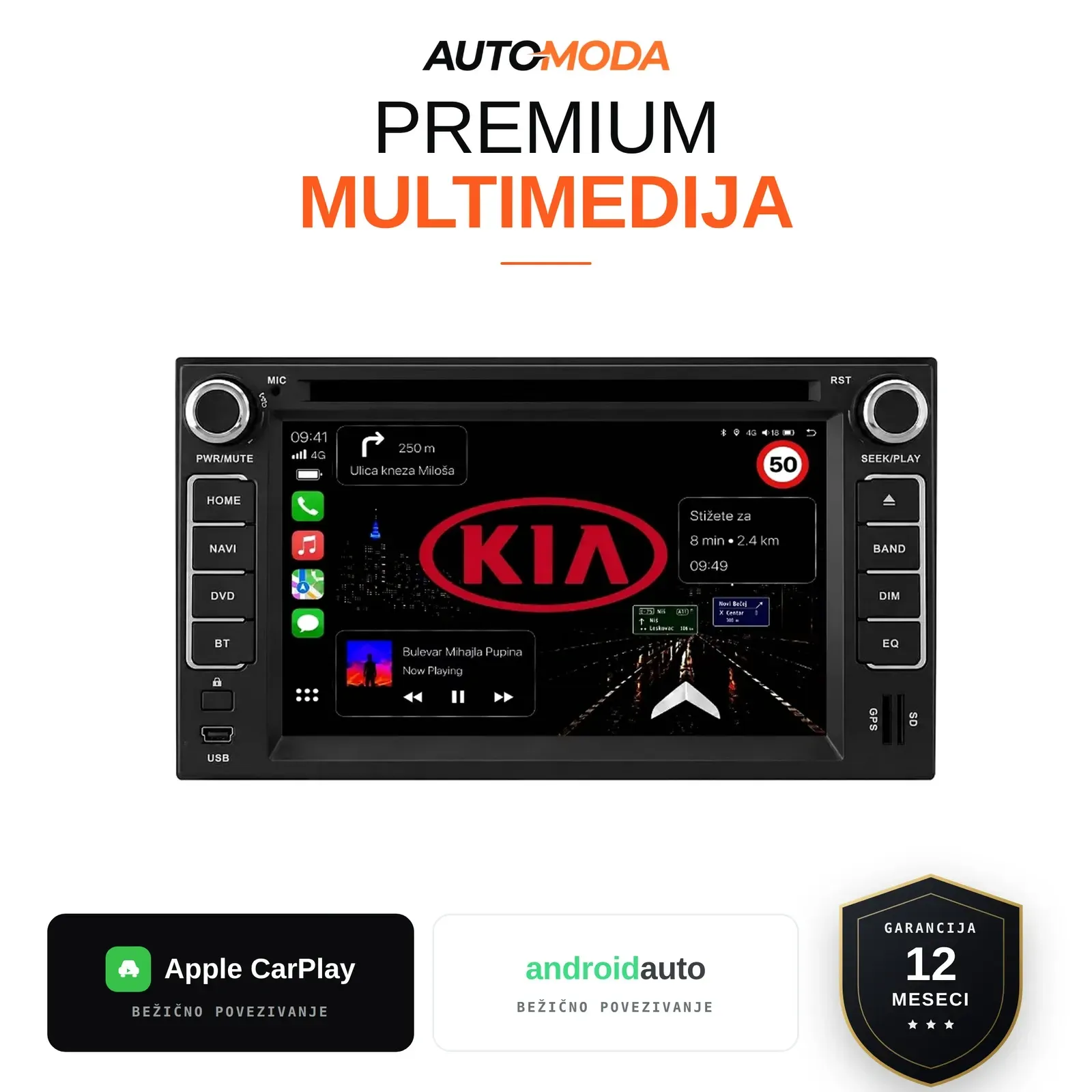 Kia multimedija 7"