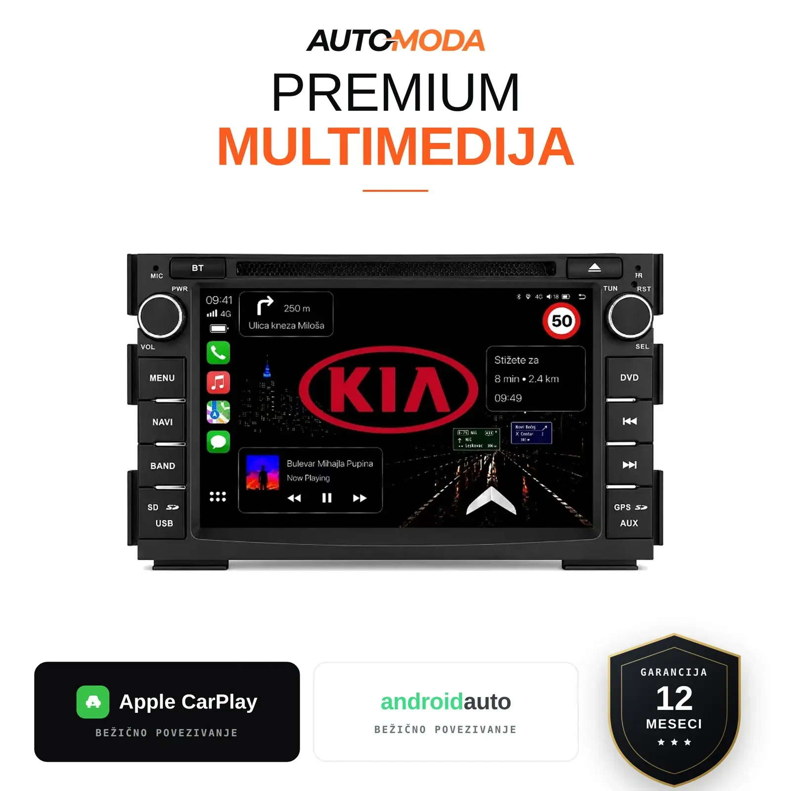 Kia Ceed multimedija 7"