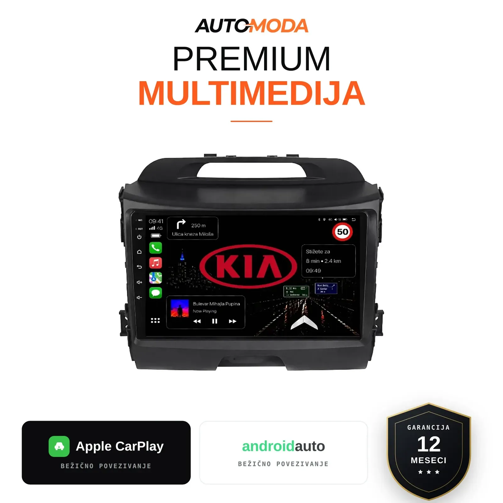 Kia Sportage multimedija 10"