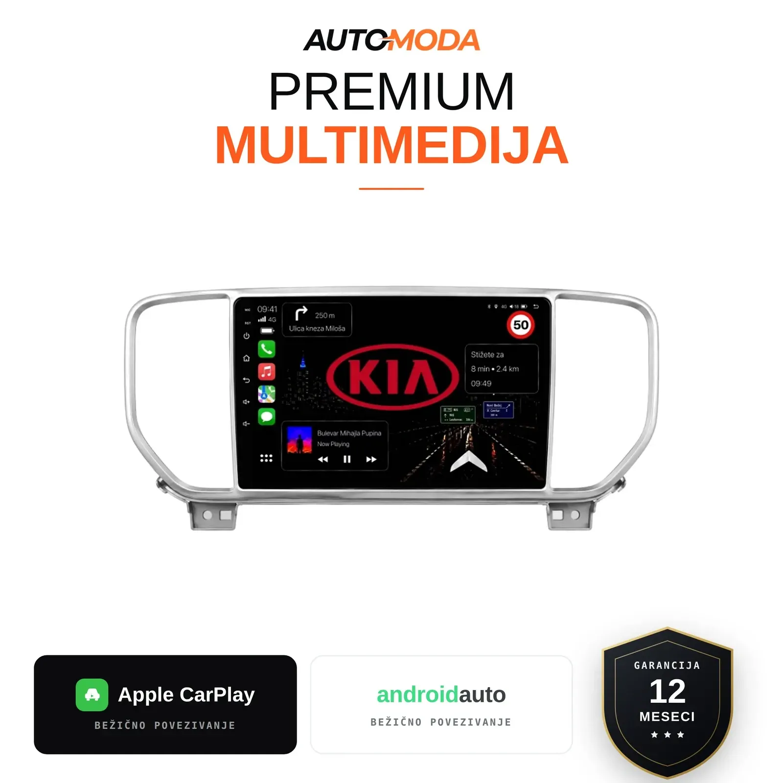 Kia Sportage Novi Tip multimedija 10"