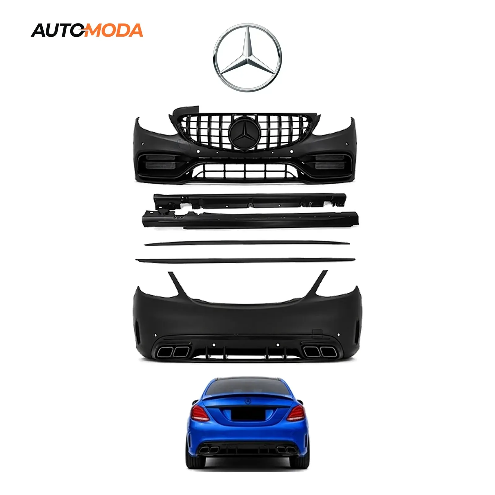Mercedes C klasa W205 body kit AMG (2015 - 2021)
