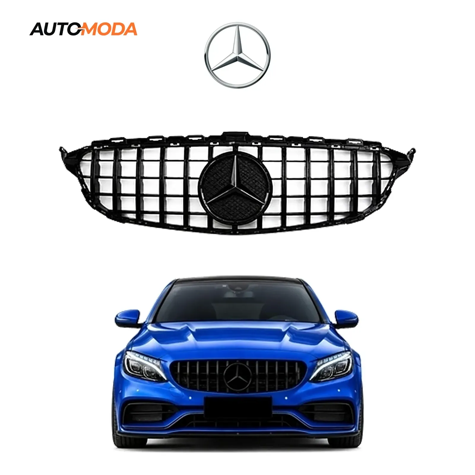 Mercedes C klasa W205 prednja maska AMG/GT (2015 - 2021)