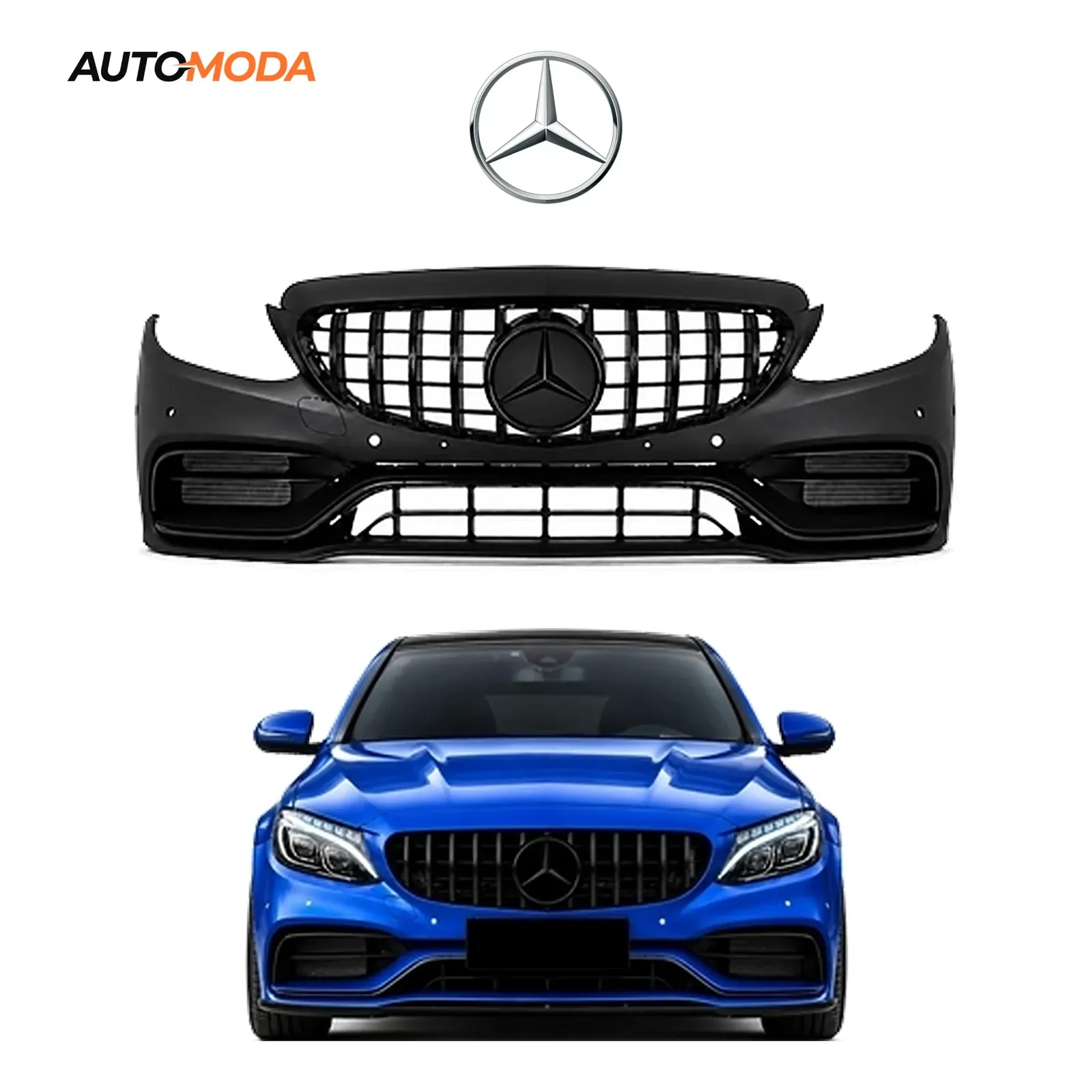 Mercedes C klasa W205 prednji branik AMG (2015 - 2021)
