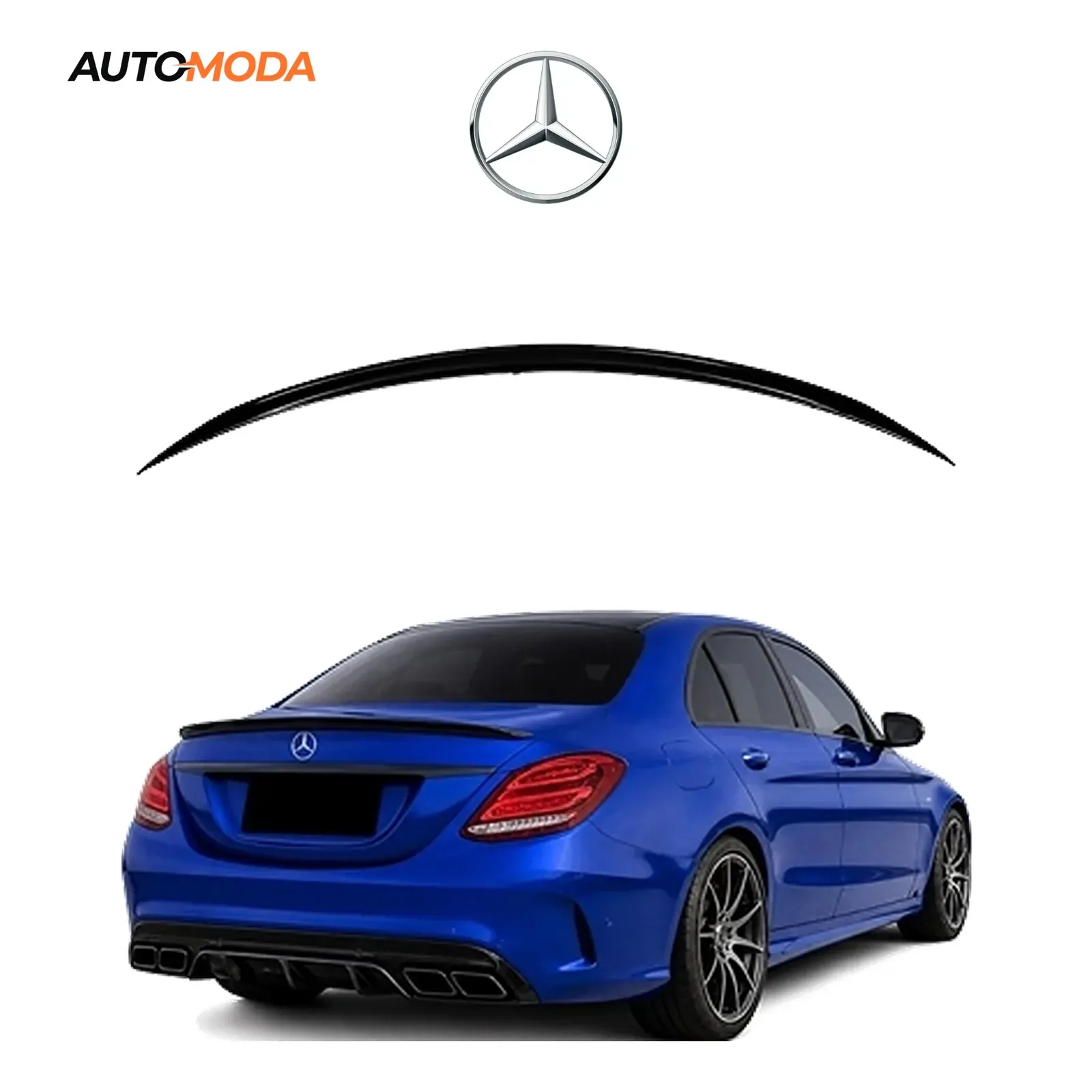 Mercedes C klasa W205 spojler gepeka AMG (2015 - 2021)