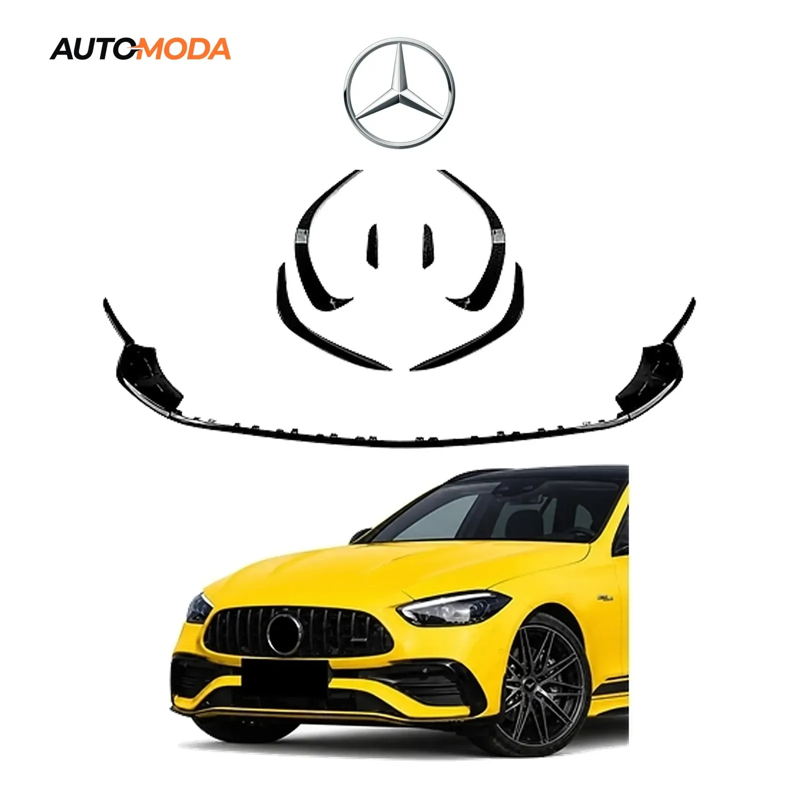 Mercedes C klasa W206 prednji lip AMG (2021 - 2025)