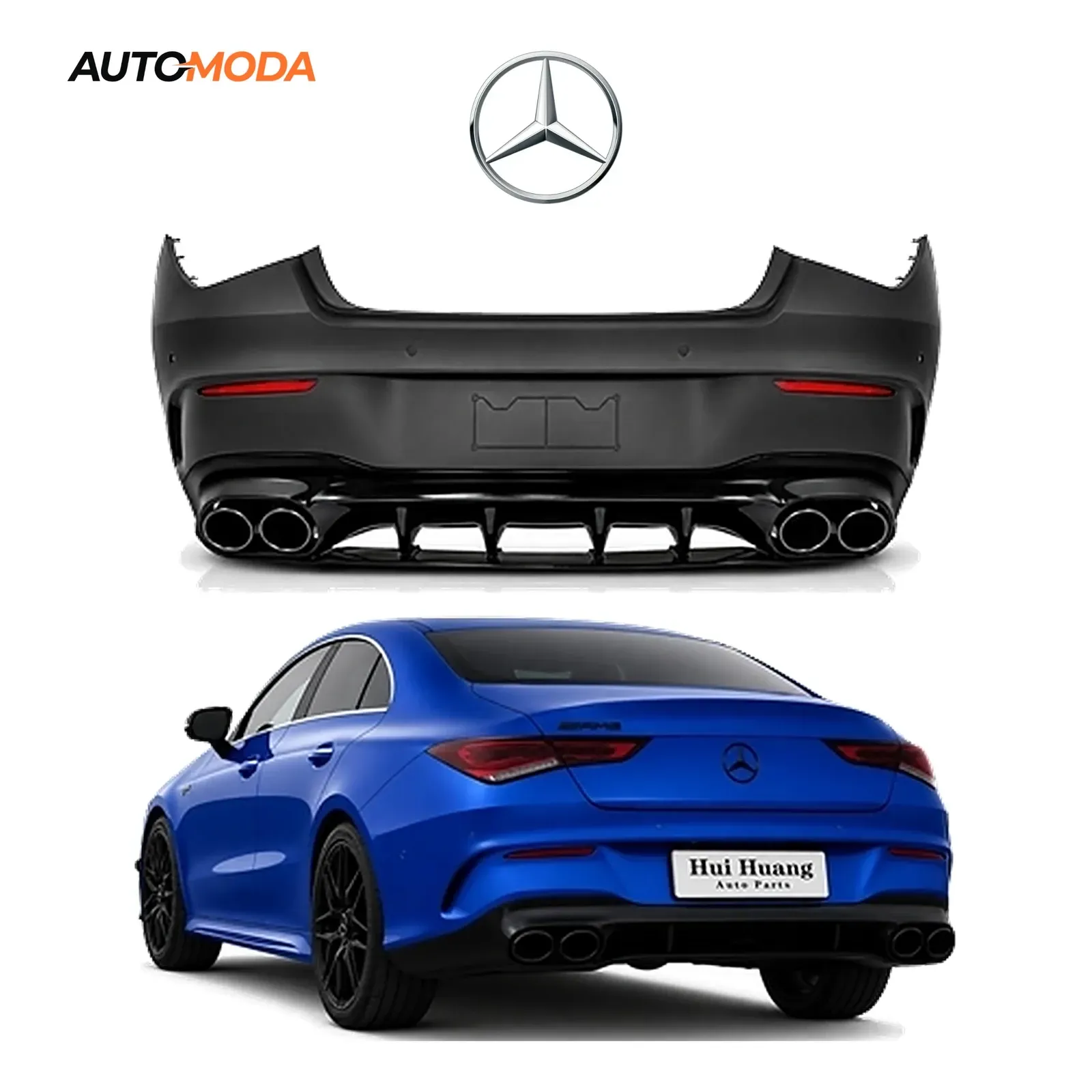 Mercedes CLA W118 zadnji branik AMG (2019 - 2025)
