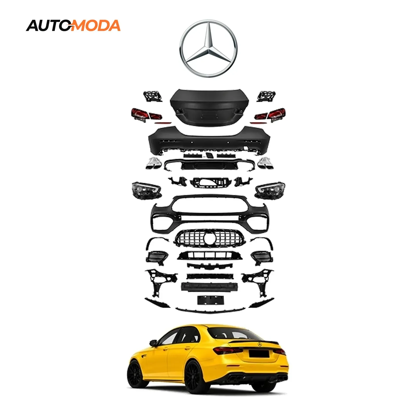 Mercedes E klasa W213 body kit AMG (konverzija 2017 - 2020 u W213 2020 - 2023)