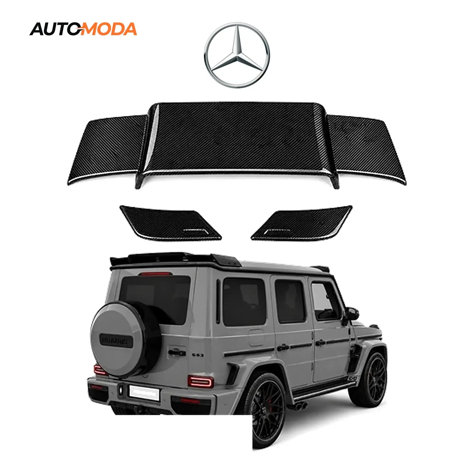 Mercedes G klasa W464 krovni spojler carbon Brabus (2019 - 2023)