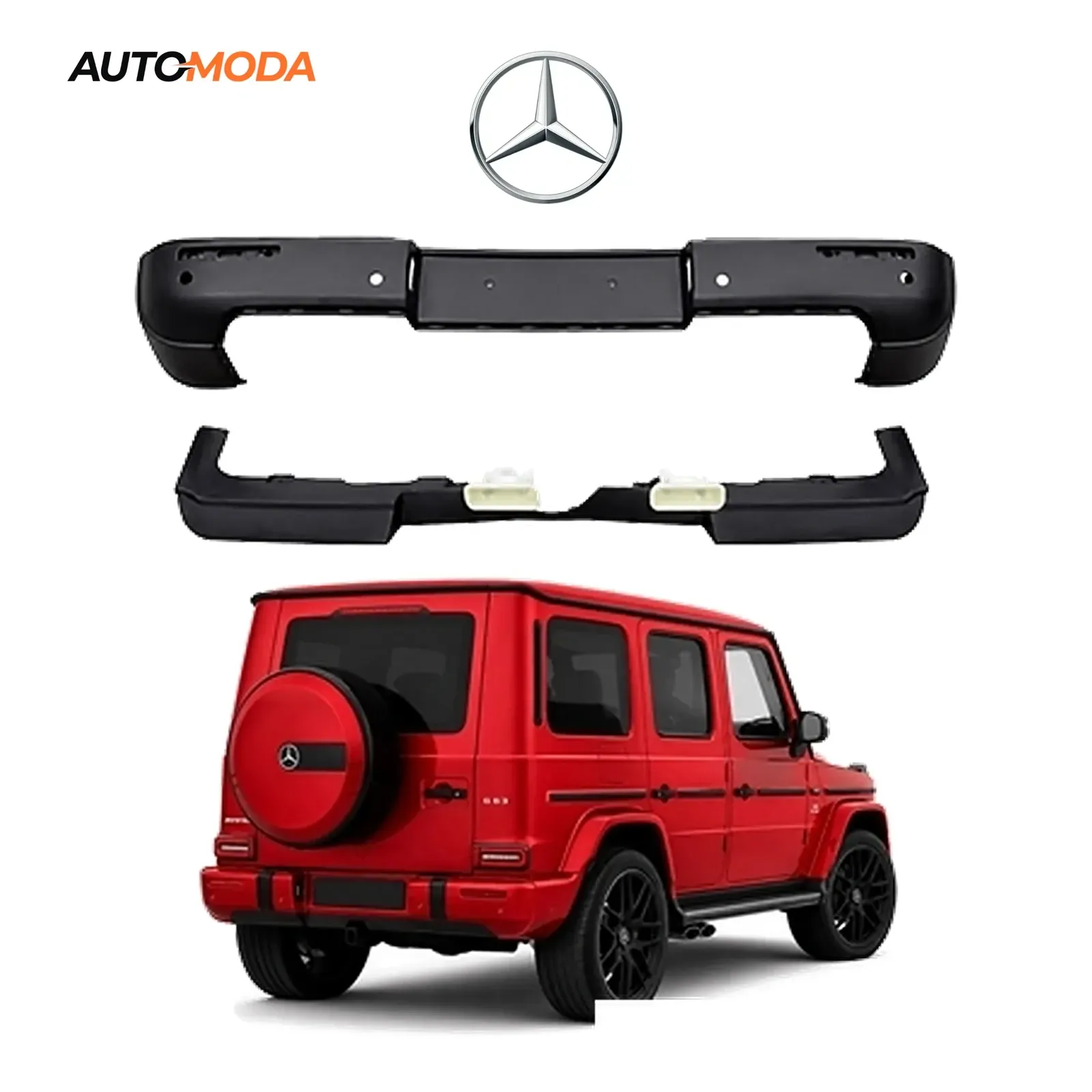 Mercedes G klasa W464 zadnji branik sa difuzorom Brabus (2019 - 2023)