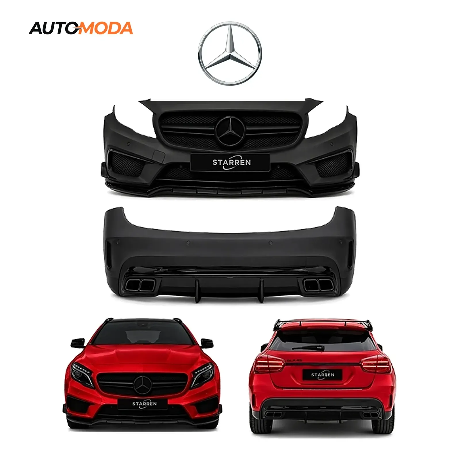 Mercedes GLA X156 prednji i zadnji branik AMG (2014 - 2019)