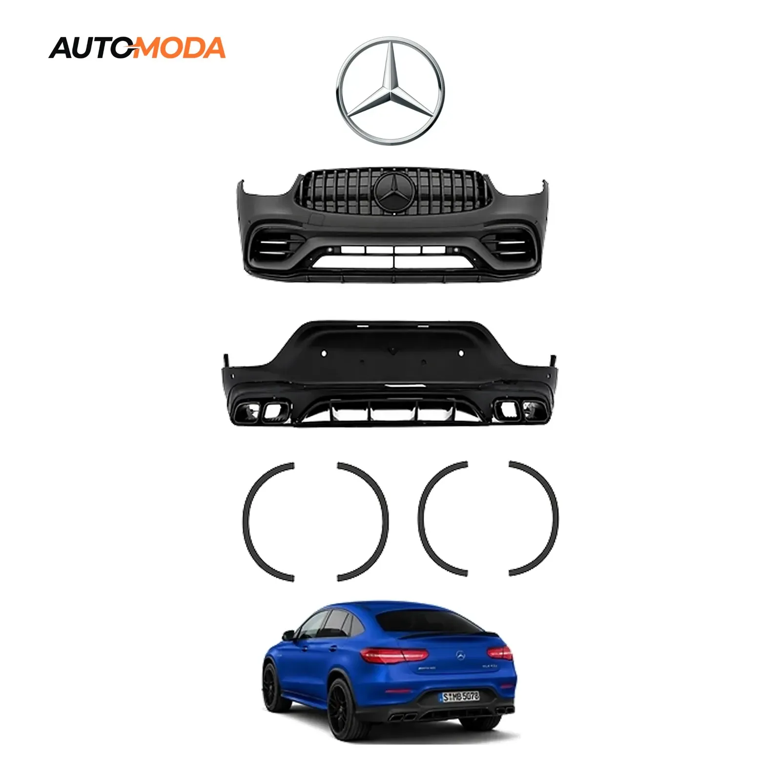 Mercedes GLC C253 Coupe prednji i zadnji branik AMG (2015 - 2020)