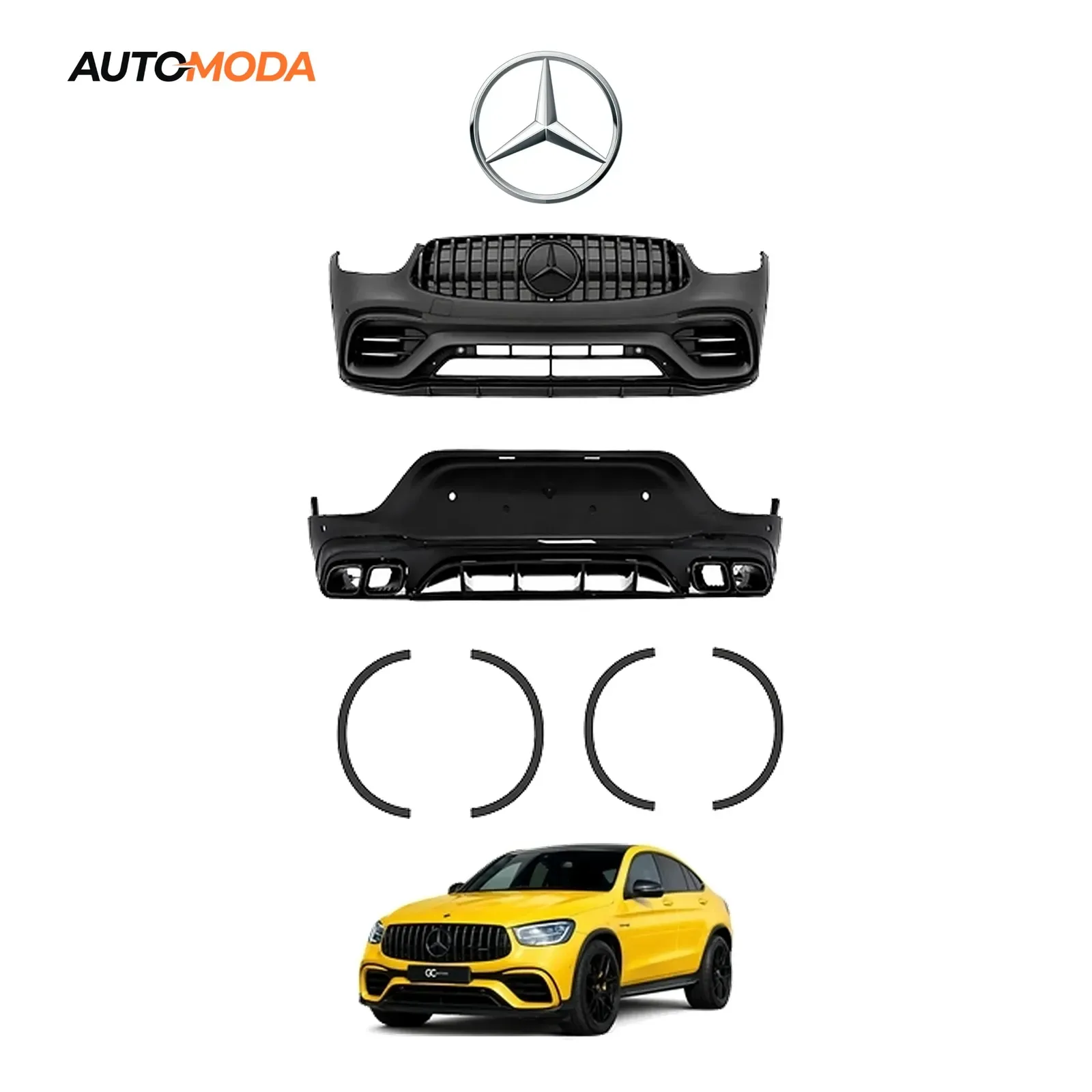 Mercedes GLC C253 Coupe prednji i zadnji branik AMG (2020 - 2022)