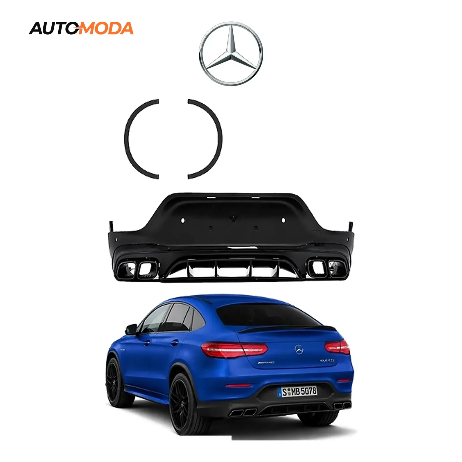 Mercedes GLC C253 Coupe zadnji branik AMG (2015 - 2020)