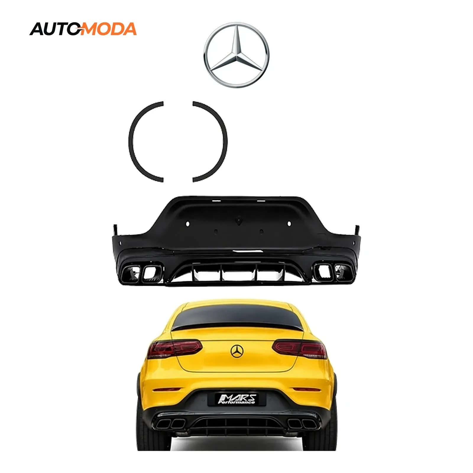 Mercedes GLC C253 Coupe zadnji branik AMG (2020 - 2022)