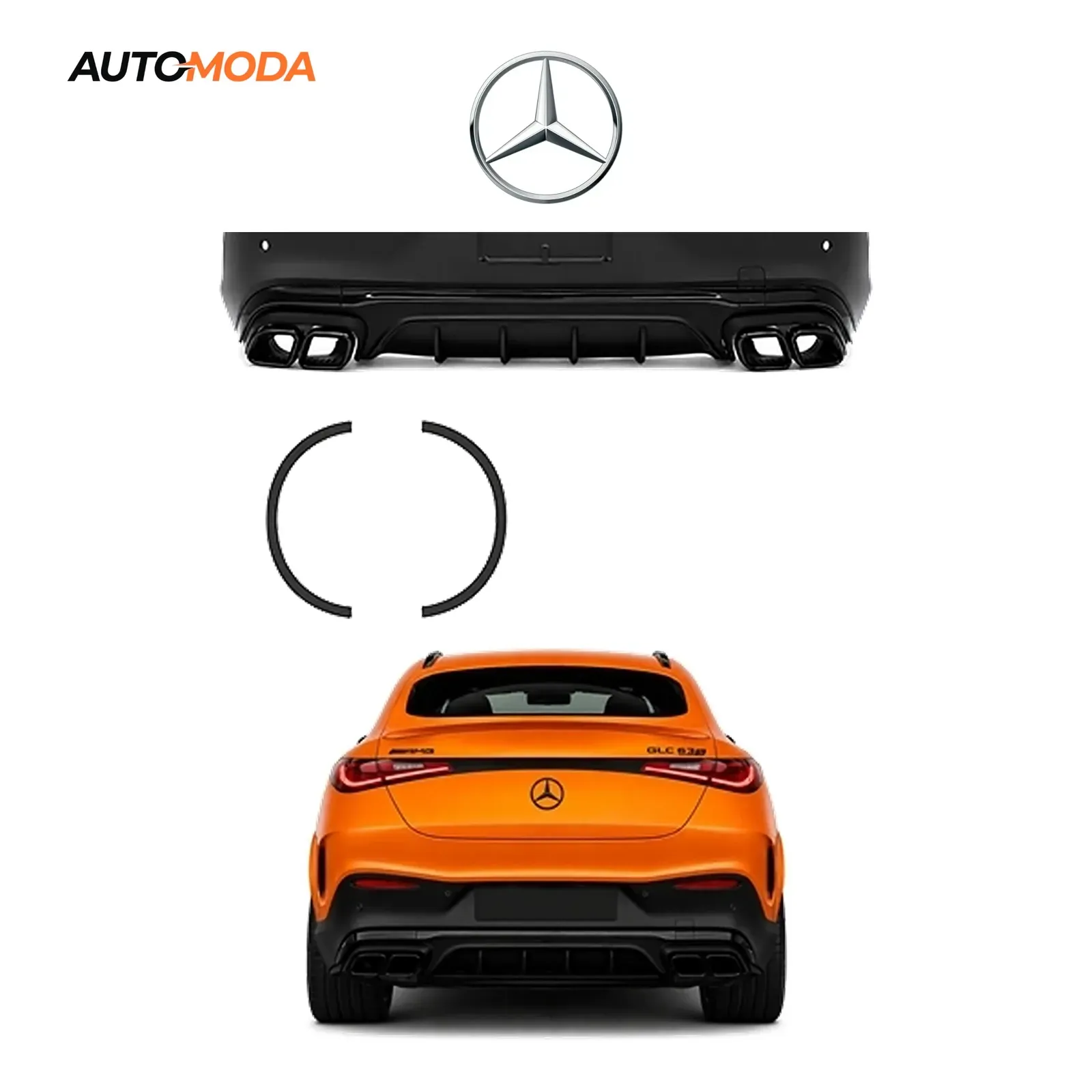 Mercedes GLC C254 Coupe zadnji branik AMG (2023 - 2026)