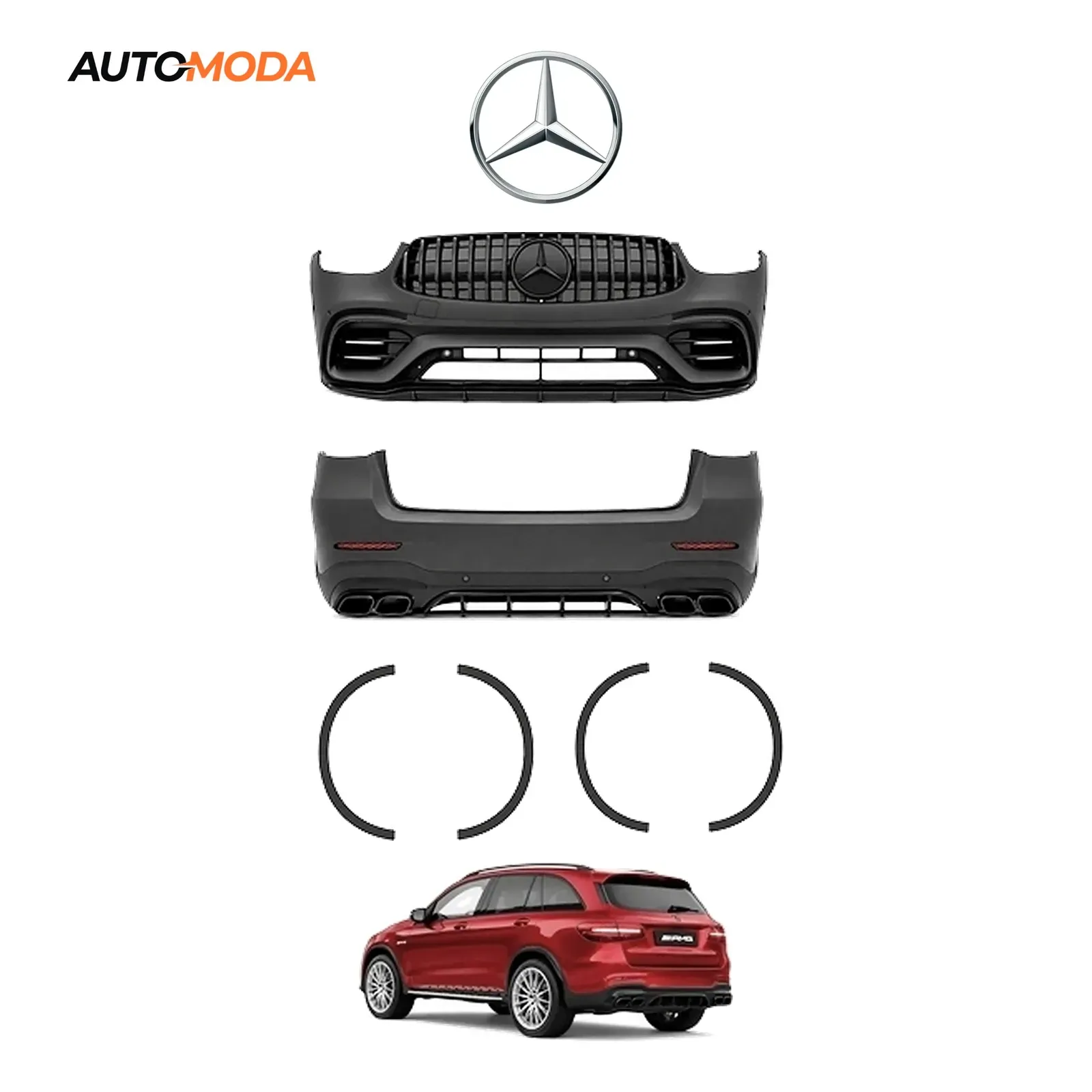 Mercedes GLC X253 SUV prednji i zadnji branik AMG (2015 - 2020)