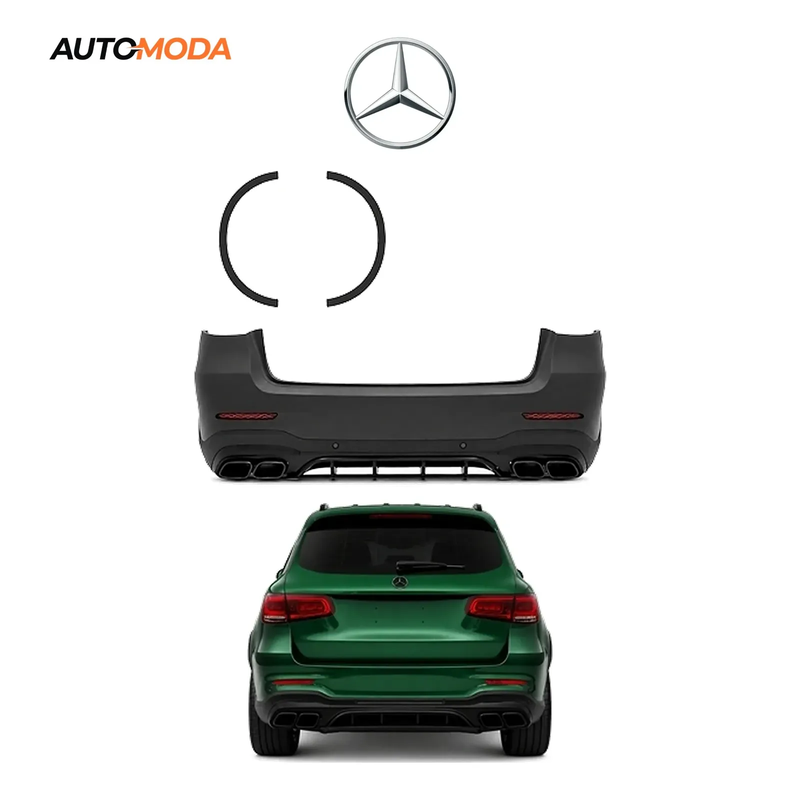 Mercedes GLC X253 SUV zadnji branik AMG (2020 - 2022)