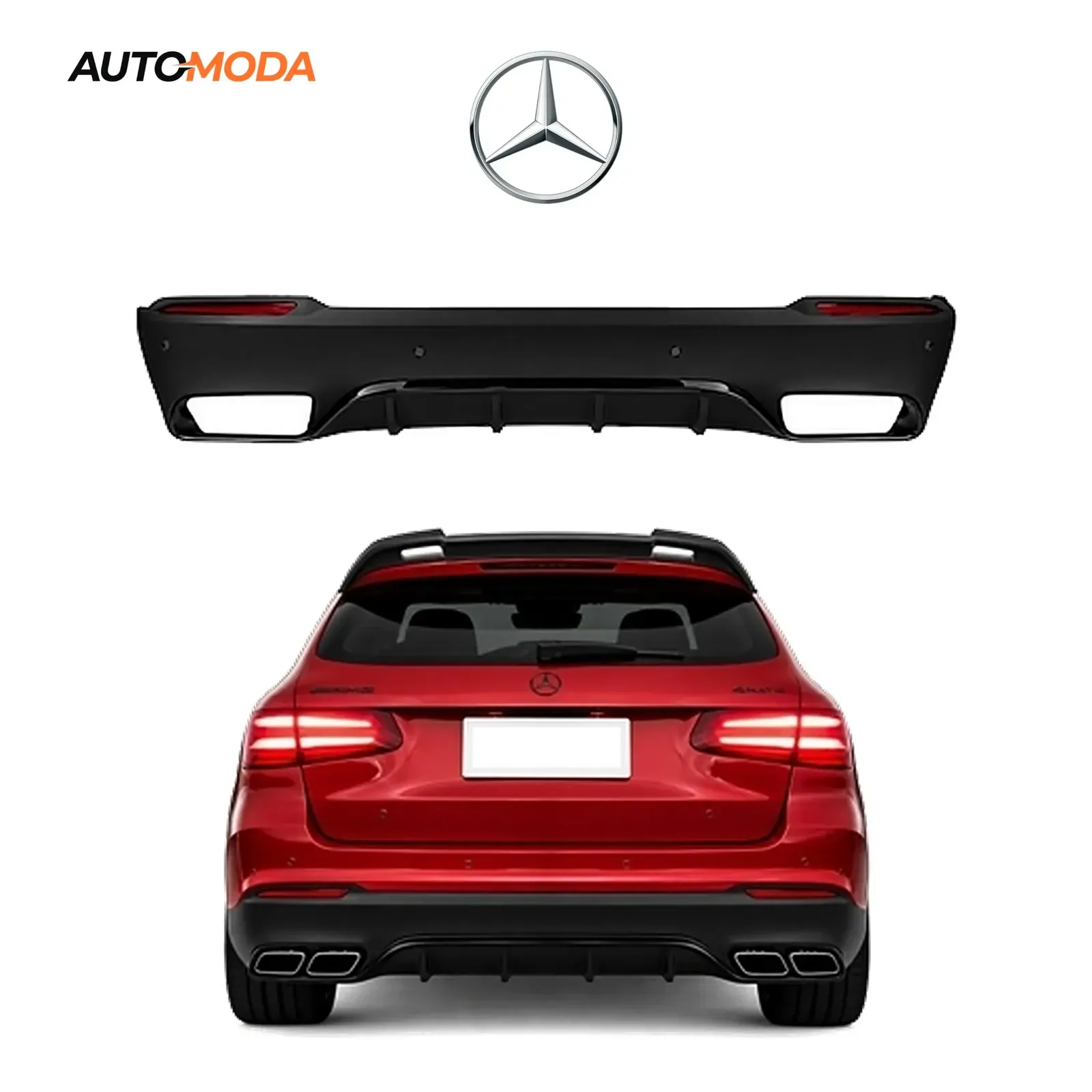 Mercedes GLC X253 SUV zadnji difuzor AMG (2015 - 2020)