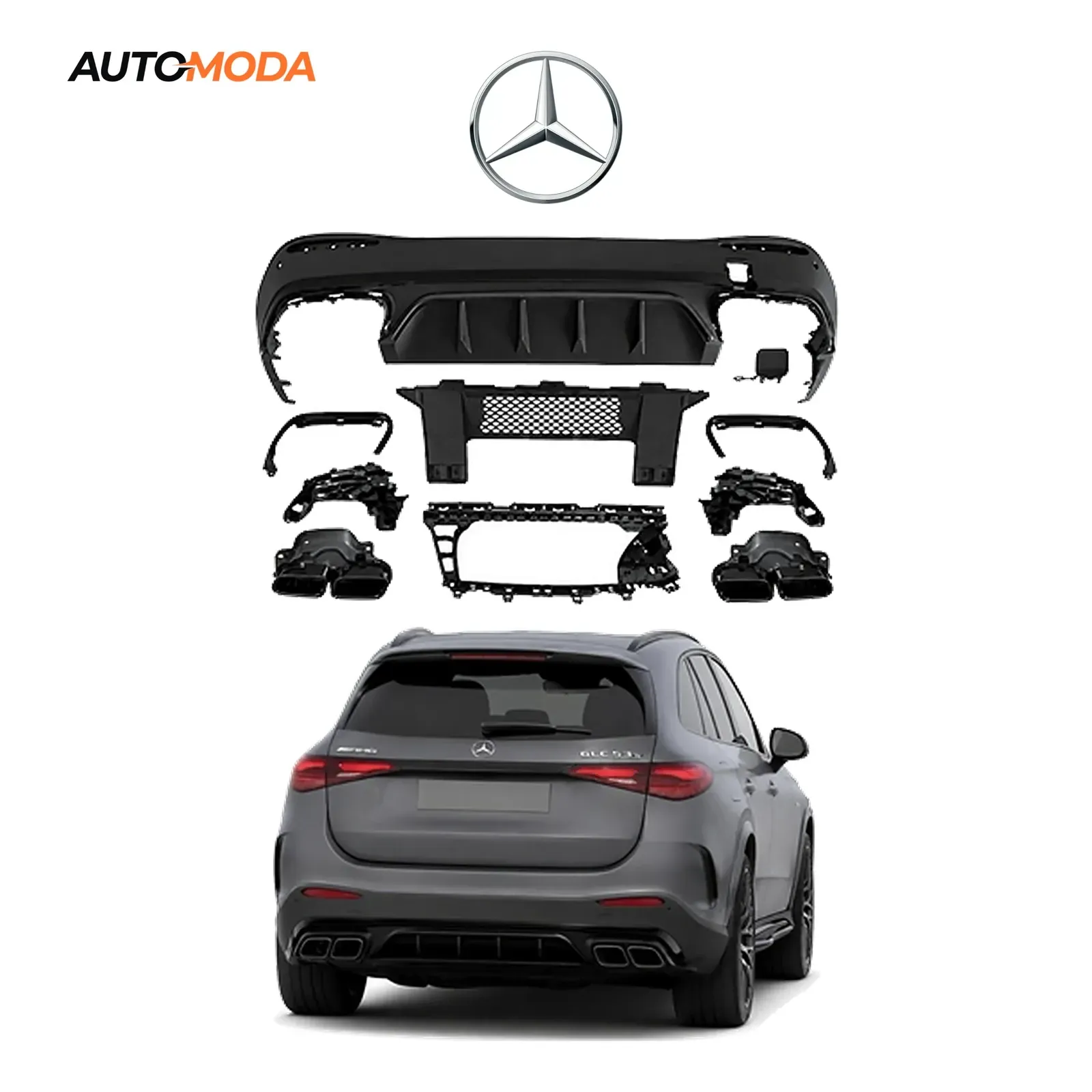Mercedes GLC X254 SUV zadnji difuzor AMG (2023 - 2026)