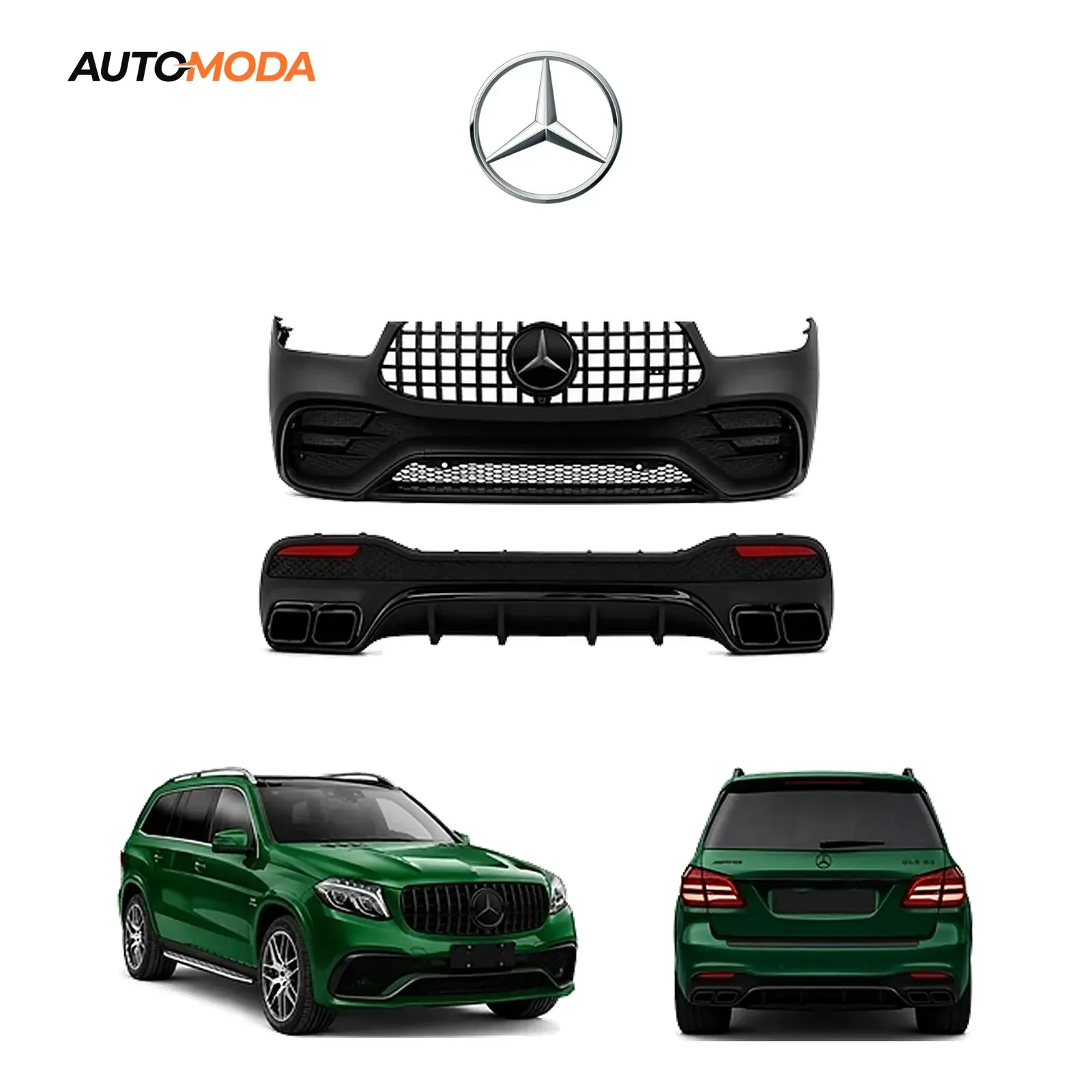 Mercedes GLE W166 SUV prednji i zadnji branik AMG (2015 - 2019)