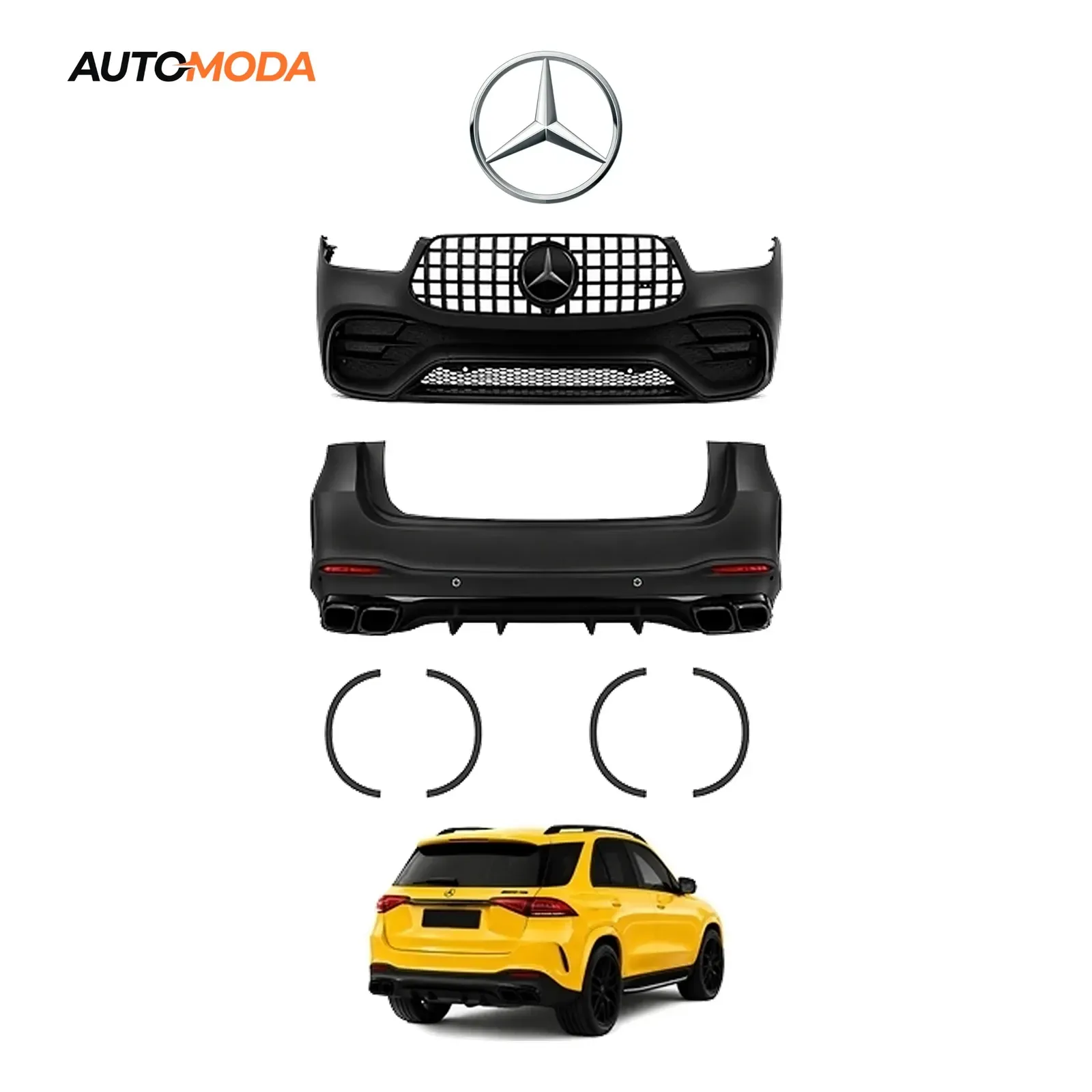 Mercedes GLE W167 SUV prednji i zadnji branik AMG (2020 - 2025)