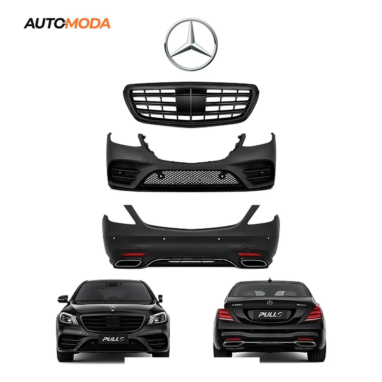 Mercedes S klasa W222 prednji i zadnji branik AMG S450 (2018 - 2022)