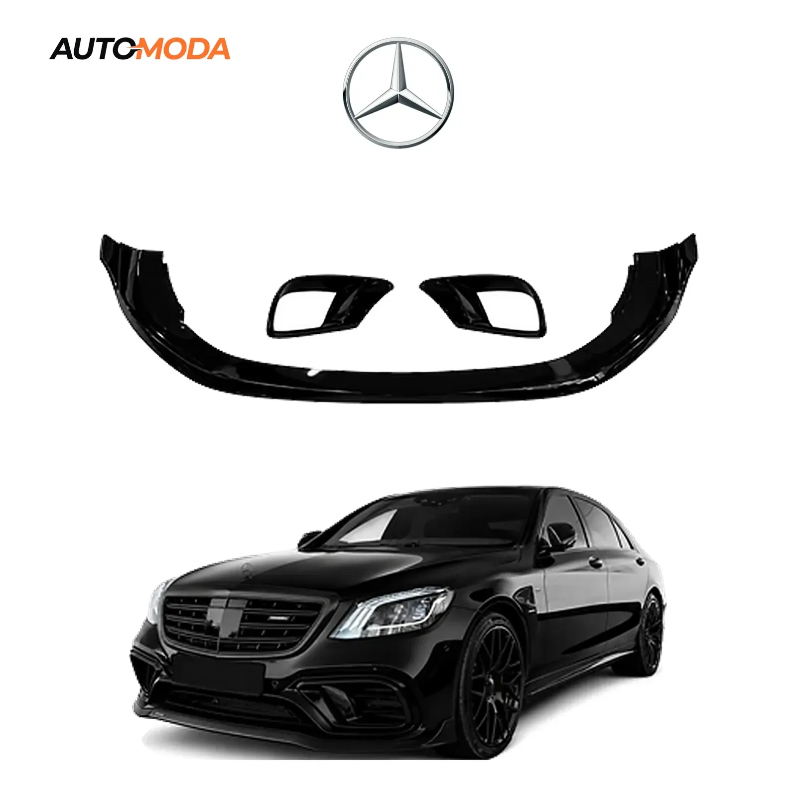 Mercedes S klasa W222 prednji lip Brabus (2018 - 2022)