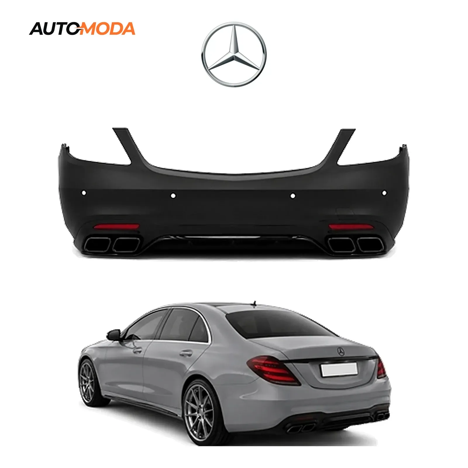 Mercedes S klasa W222 zadnji branik AMG (2013 - 2017)