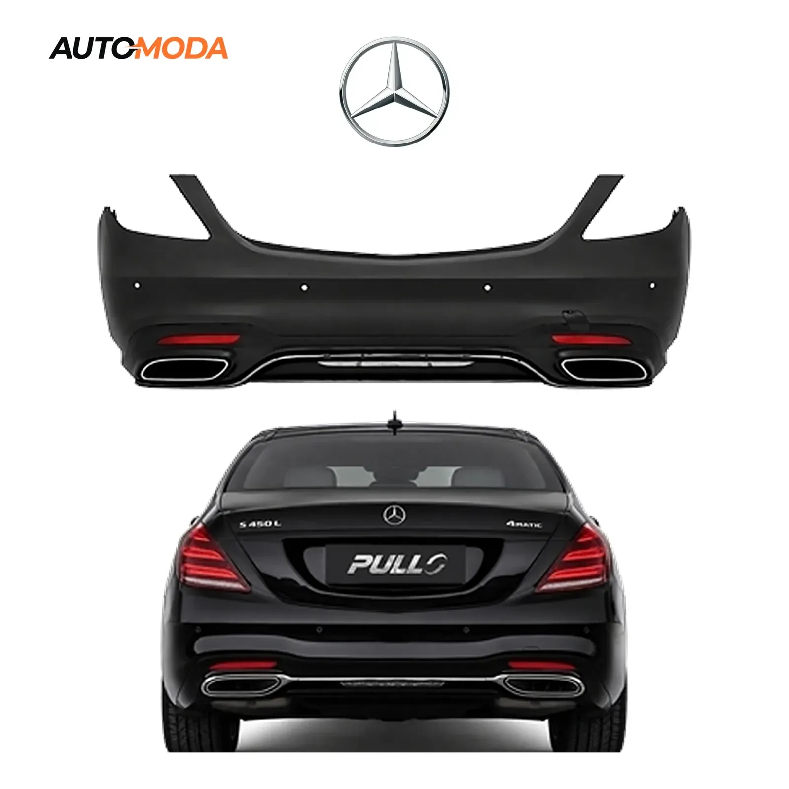 Mercedes S klasa W222 zadnji branik AMG S450 (2018 - 2022)