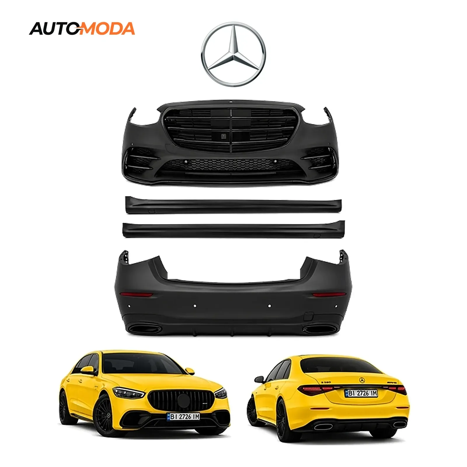Mercedes S klasa W223 body kit AMG S450 (2021 - 2024)