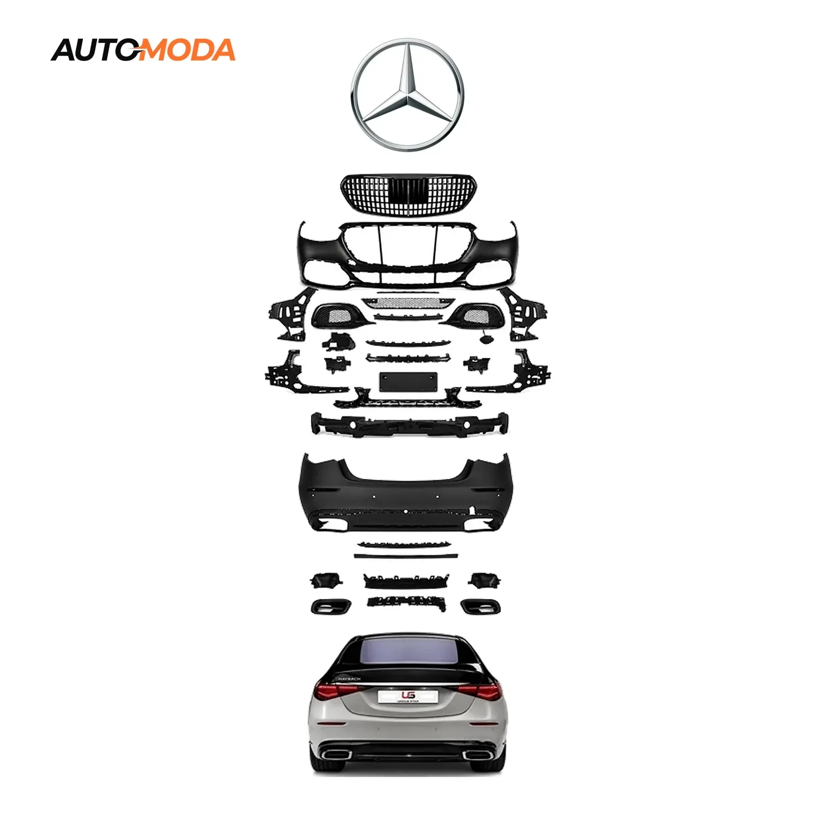 Mercedes S klasa W223 body kit Maybach (2021 - 2024)