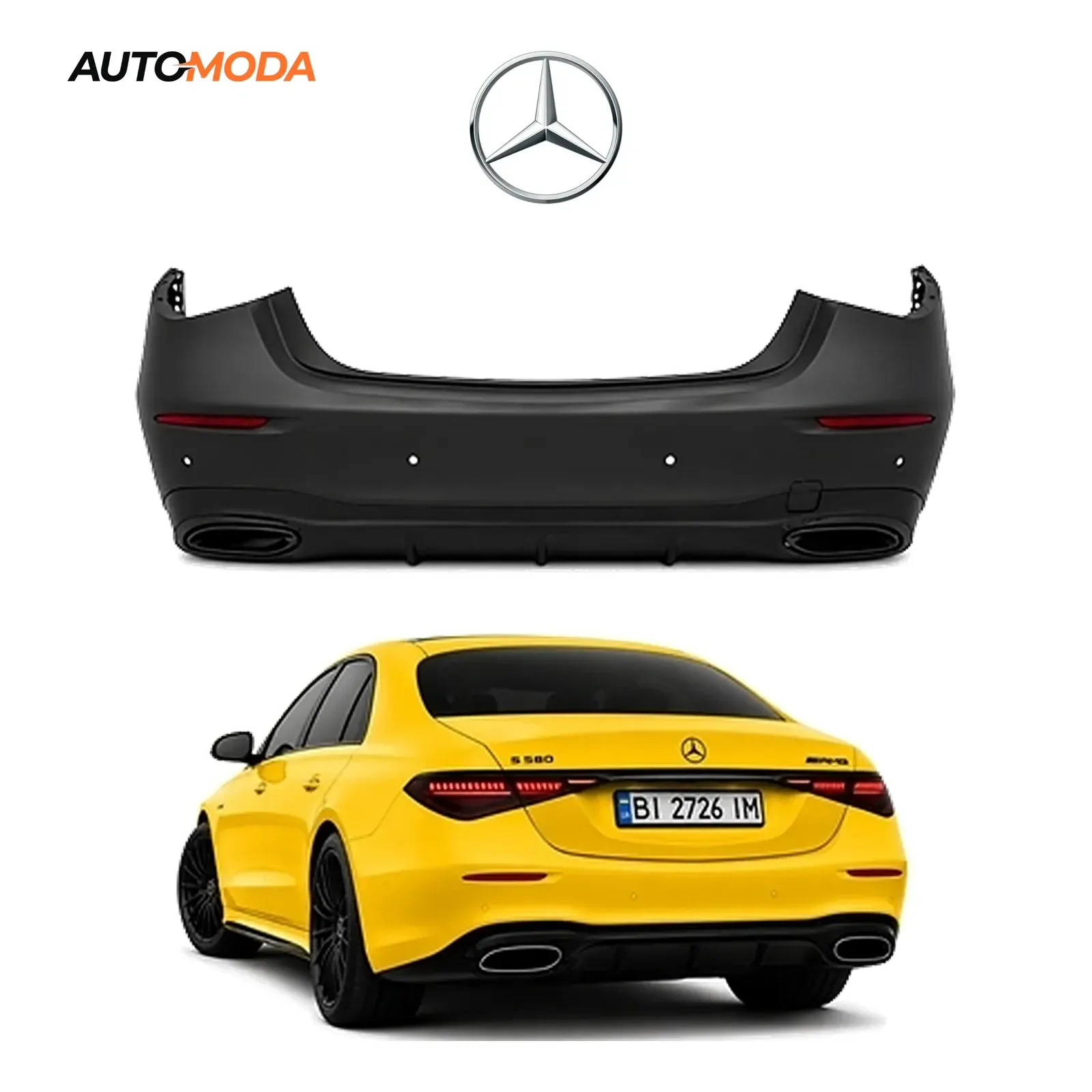 Mercedes S klasa W223 zadnji branik AMG S450 (2021 - 2024)