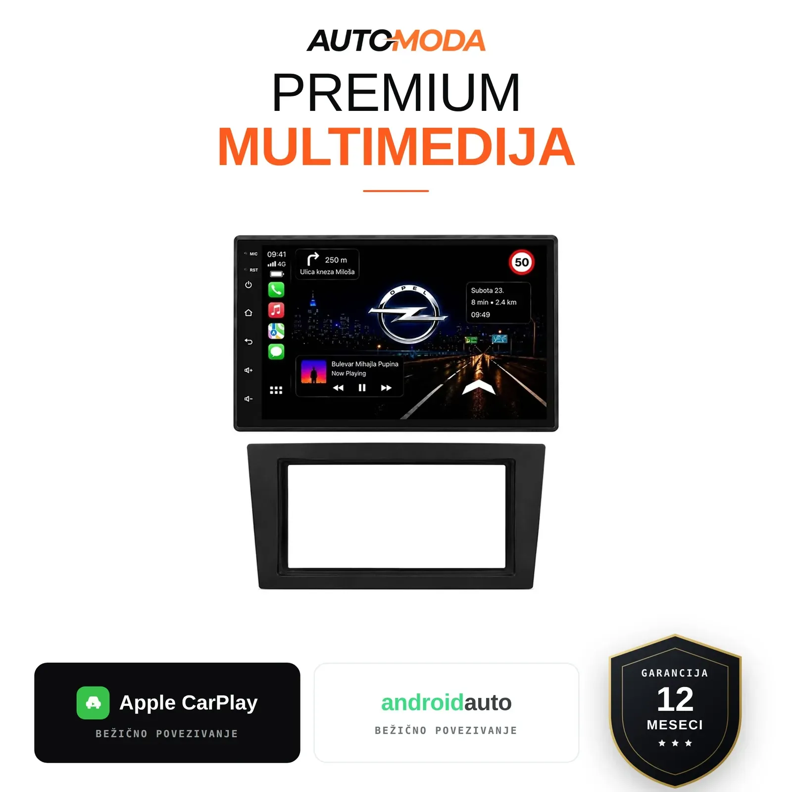 Opel multimedija 7"