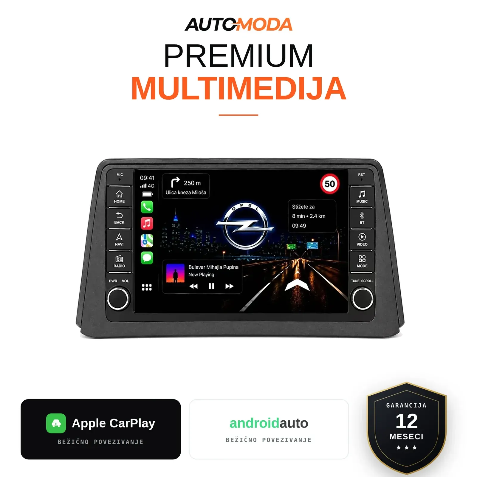 Opel Mokka multimedija 10"
