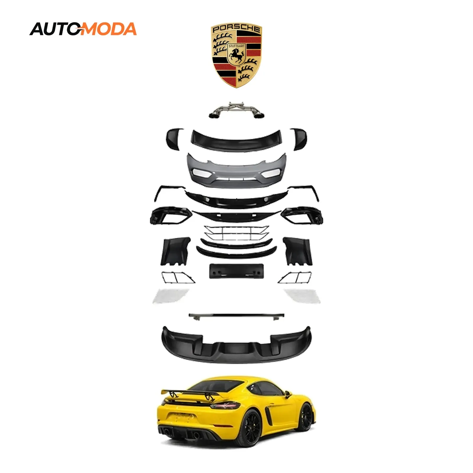 Porsche 718 Boxster body kit GT4 (2016 - 2024)
