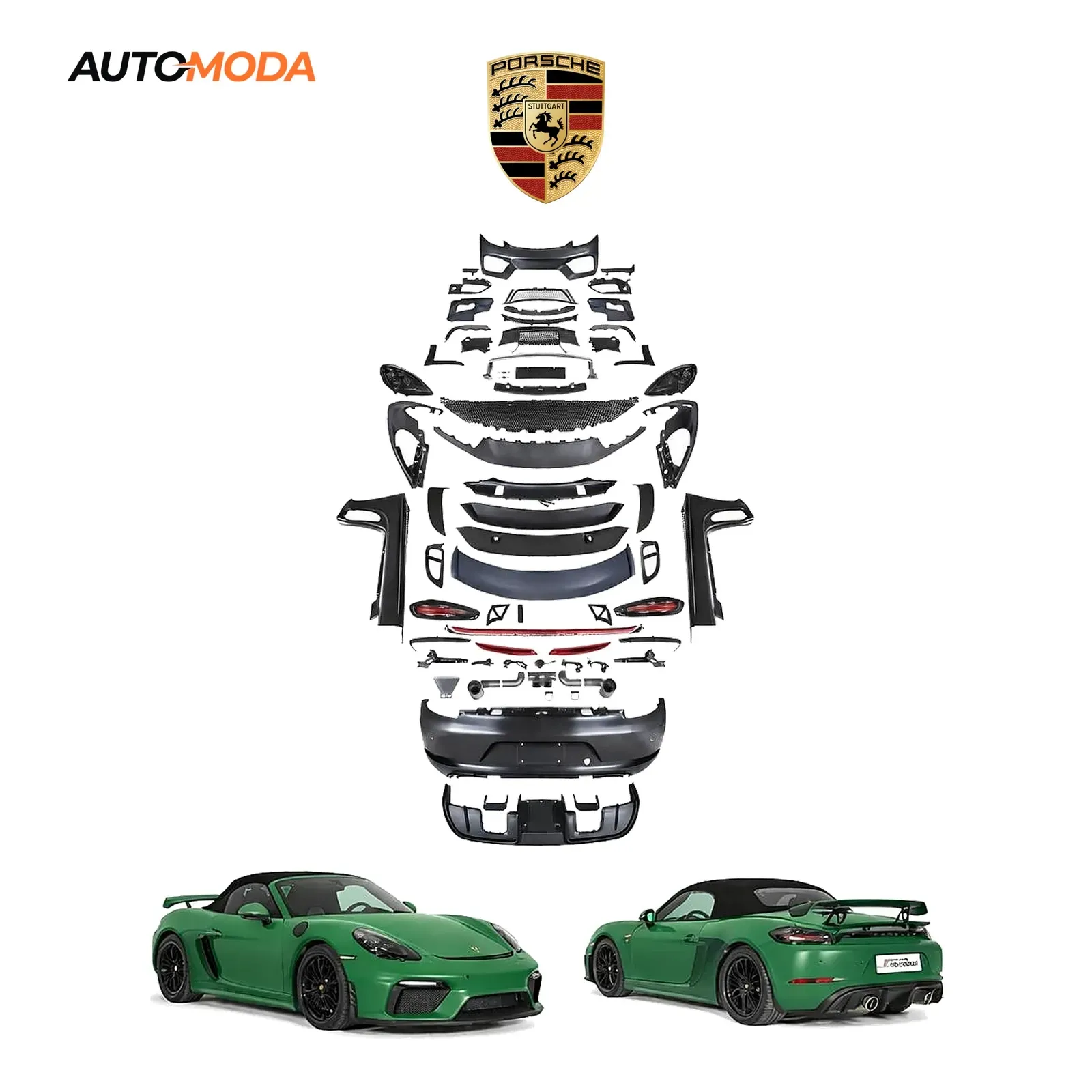 Porsche 718 Cayman body kit GT4 (2012 - 2016)