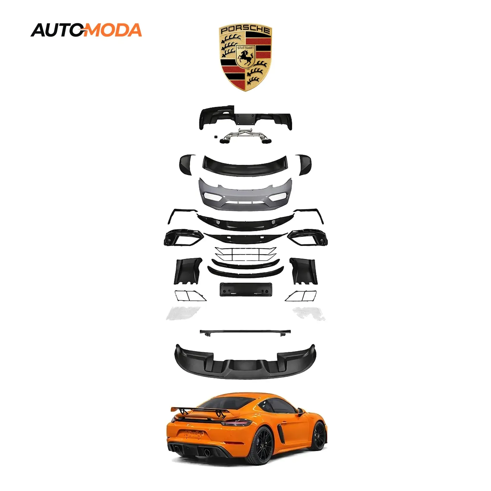 Porsche 718 Cayman body kit GT4 (2016 - 2024)