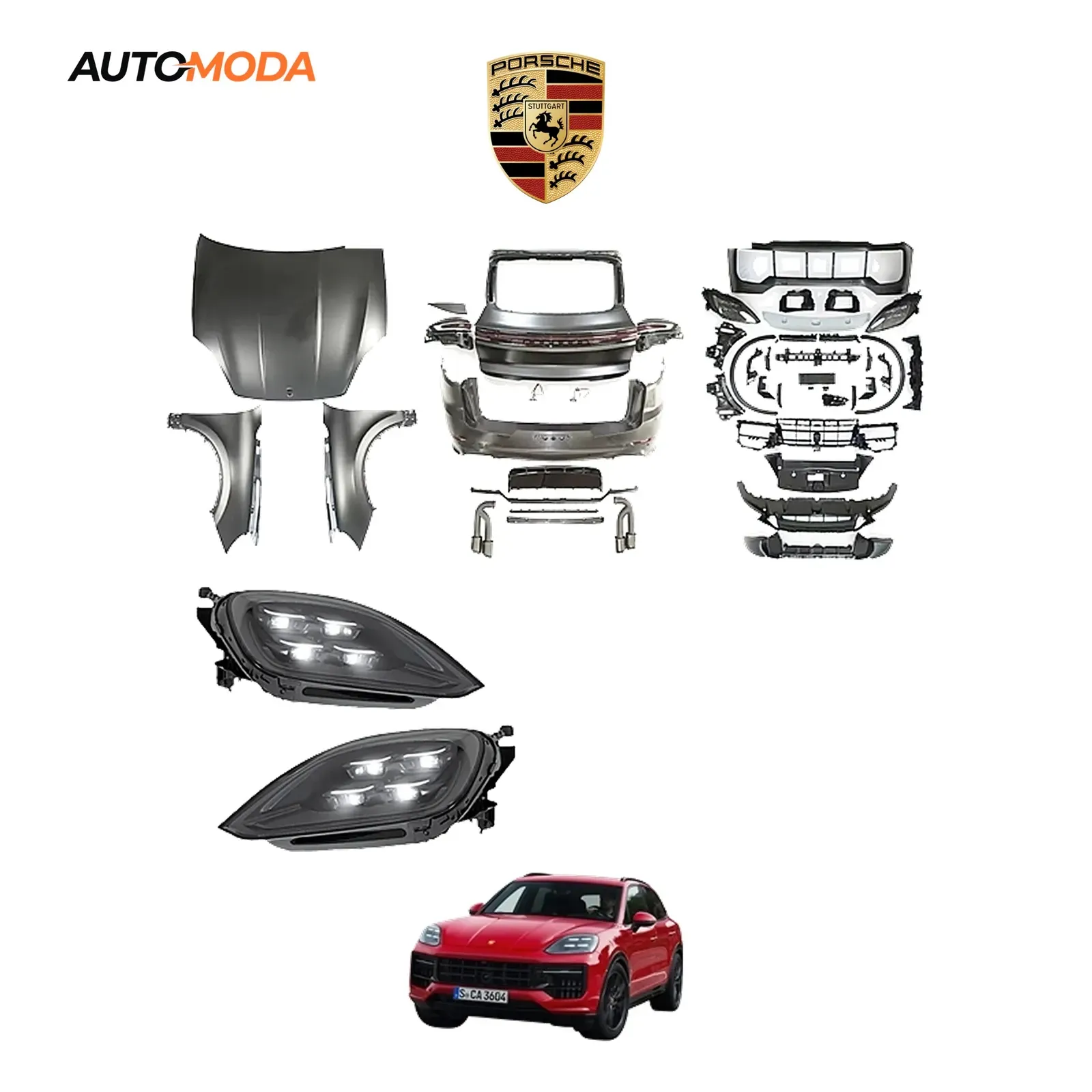 Porsche Cayenne body kit (konverzija 2011 - 2017 u 2024)