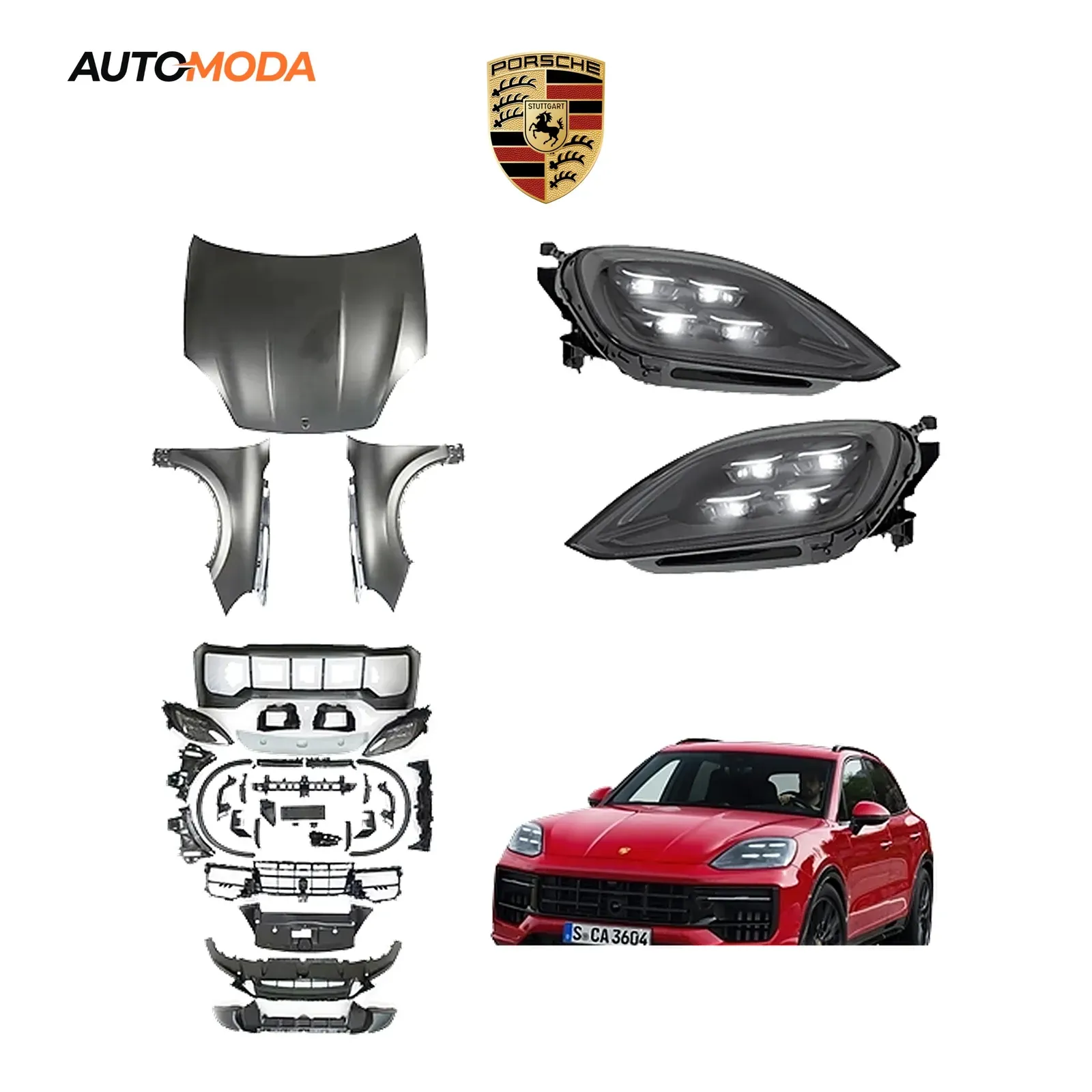 Porsche Cayenne prednji branik sa LED farovima (2011 - 2017)