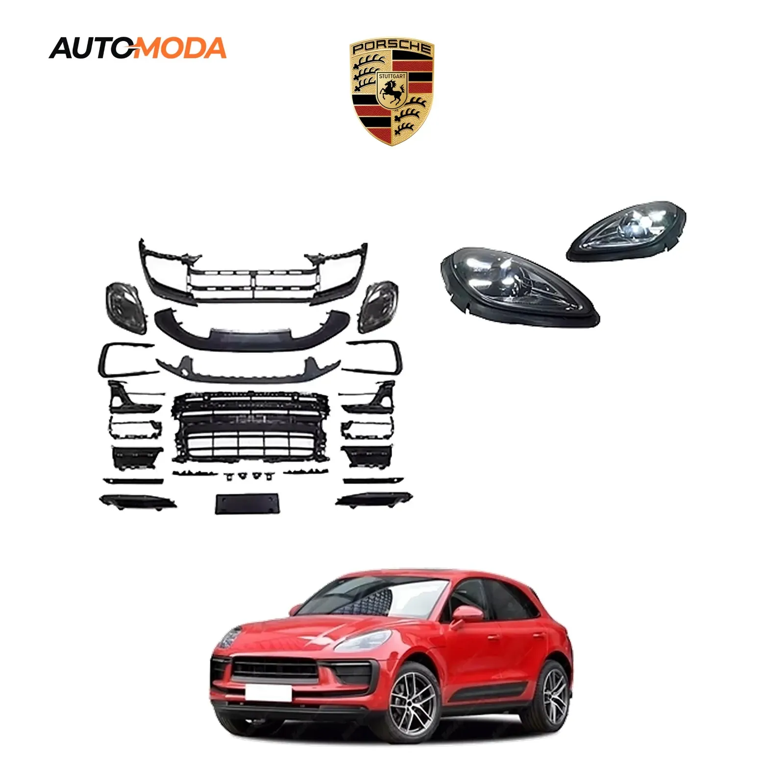 Porsche Macan prednji branik sa LED farovima (2014 - 2019)