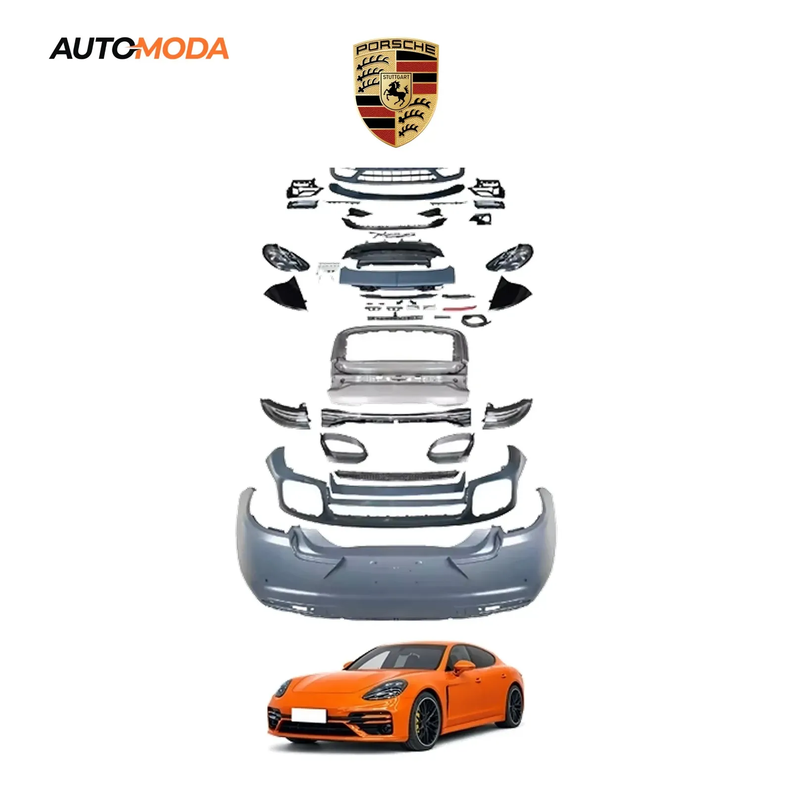 Porsche Panamera body kit (konverzija 2010 - 2017 u 2018 - 2024)