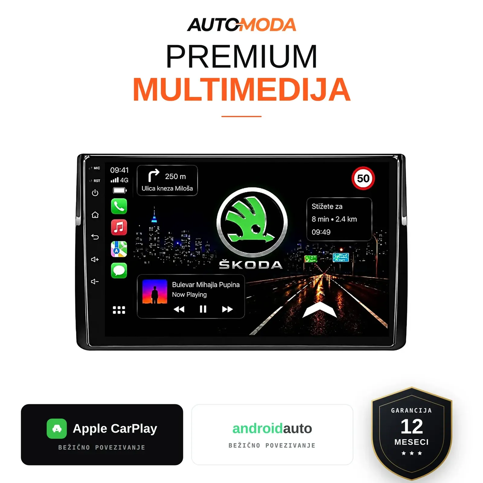 Skoda Kodiaq multimedija 10"