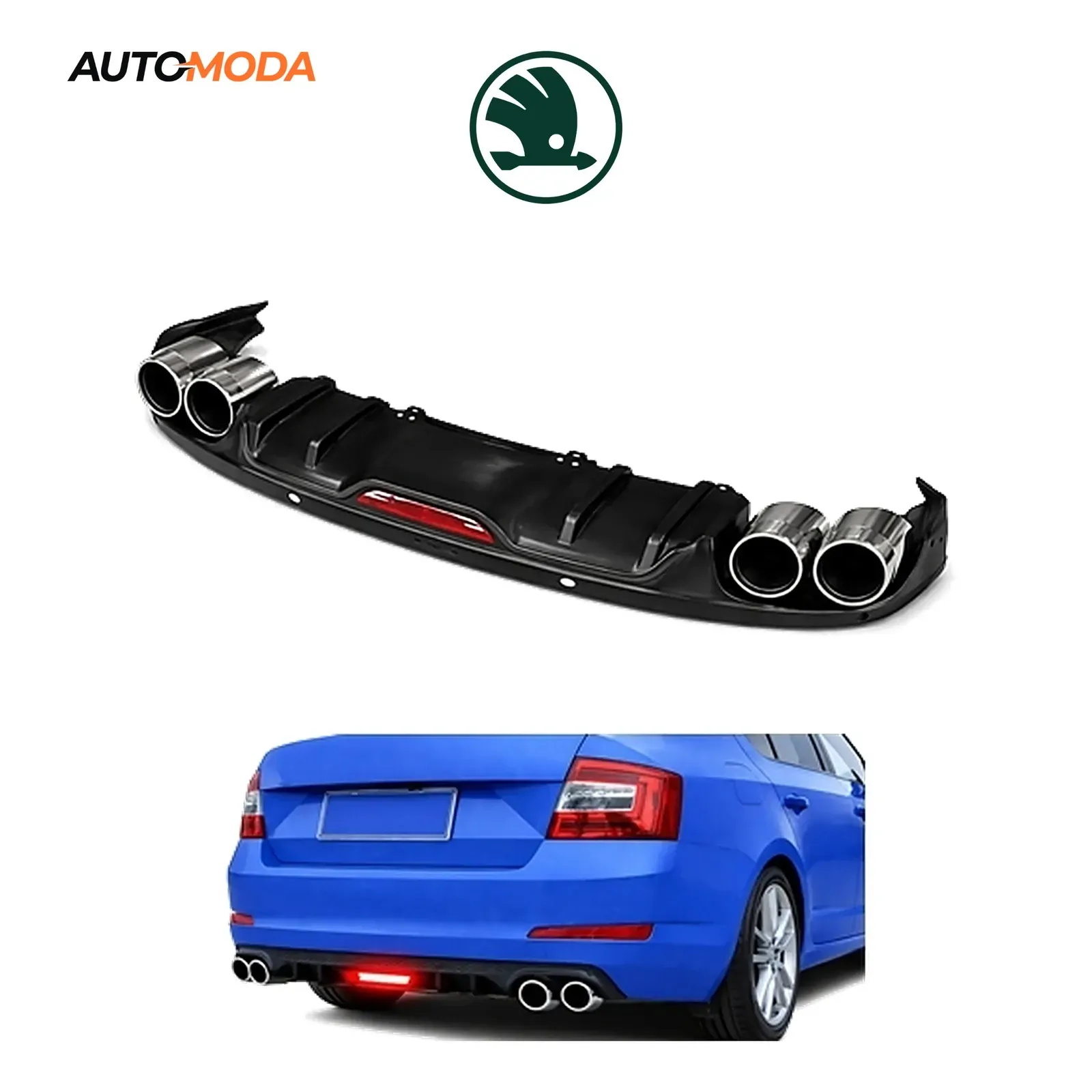 Škoda Octavia zadnji difuzor (2017 - 2019)
