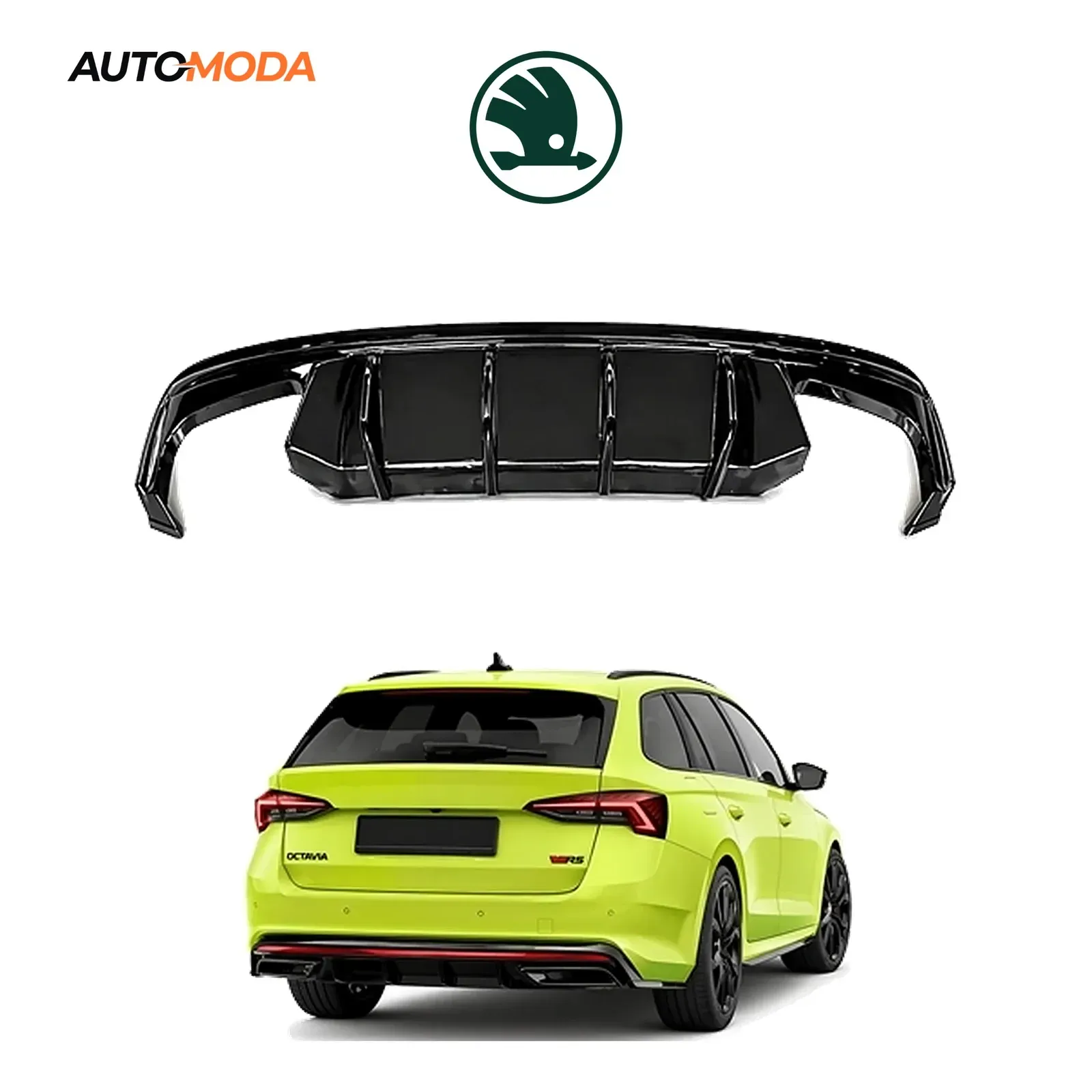 Škoda Octavia zadnji difuzor RS (2019 - 2025)