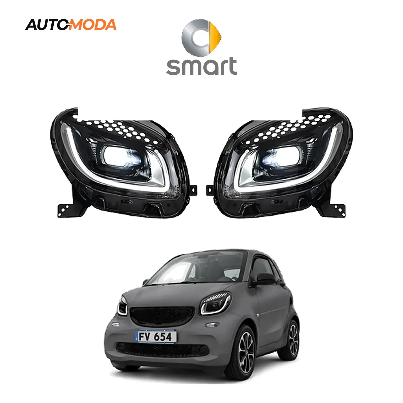 Smart 453 LED farovi