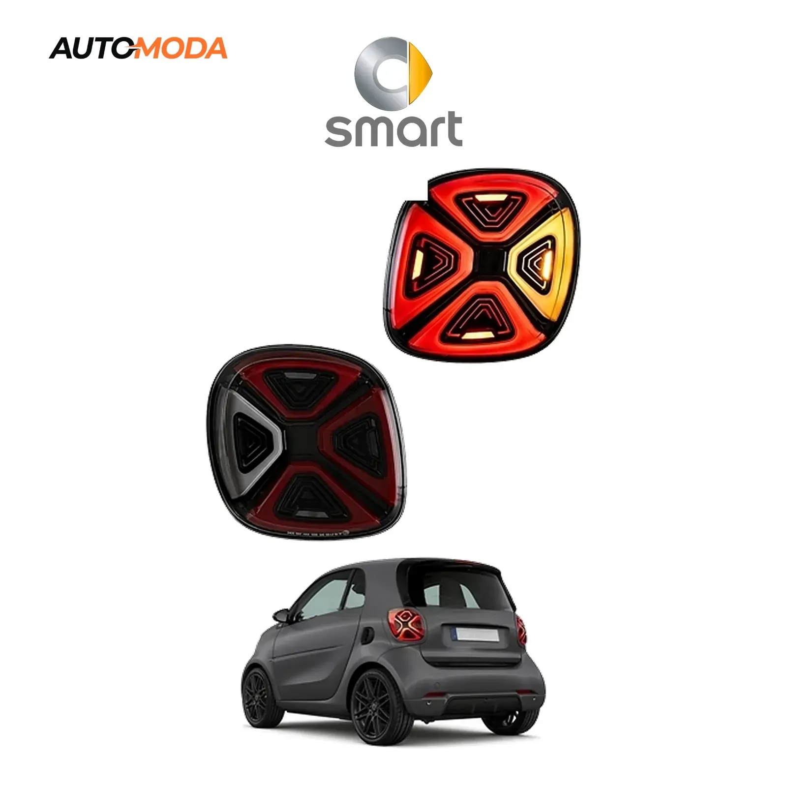Smart 453 LED stop svetla