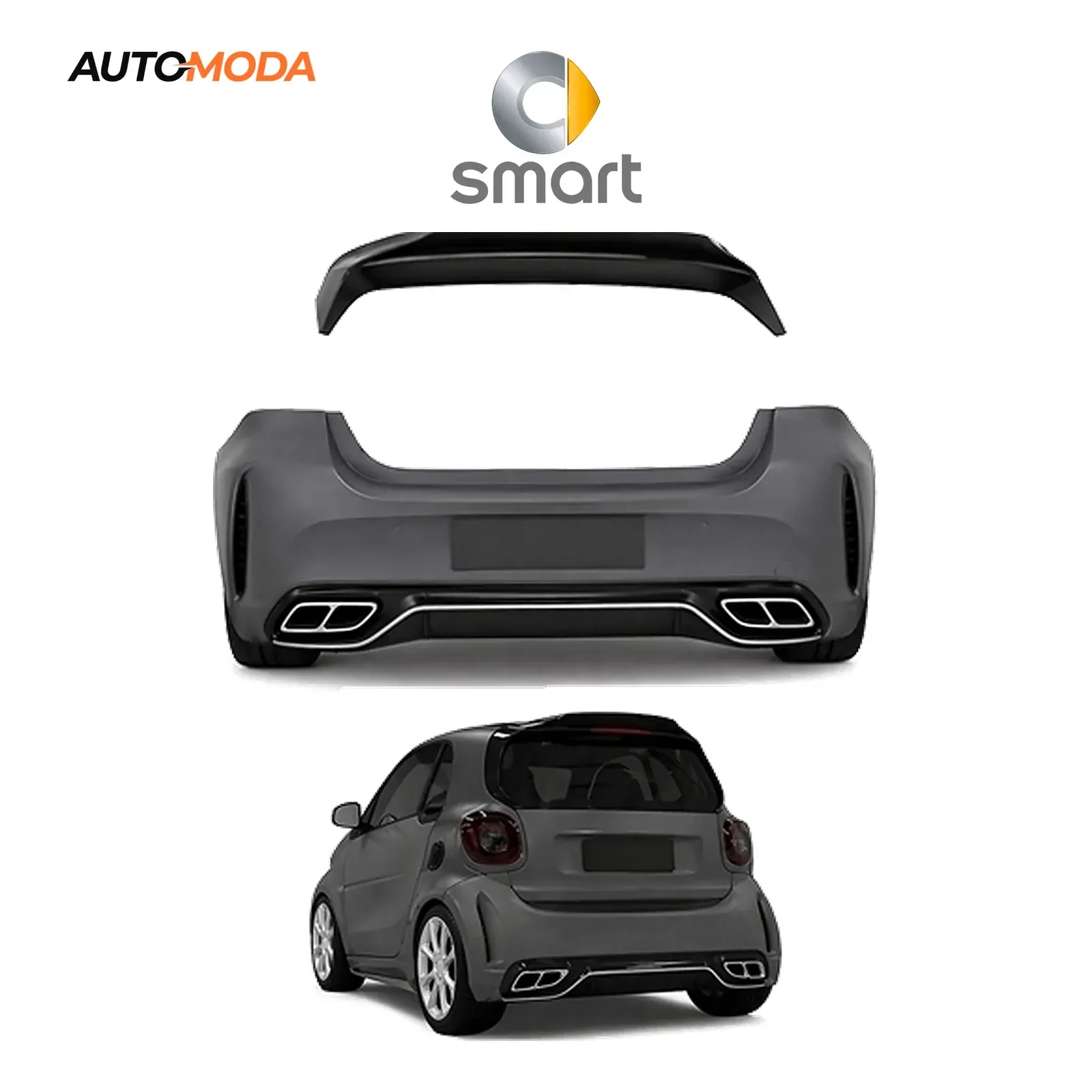 Smart 453 zadnji branik Brabus