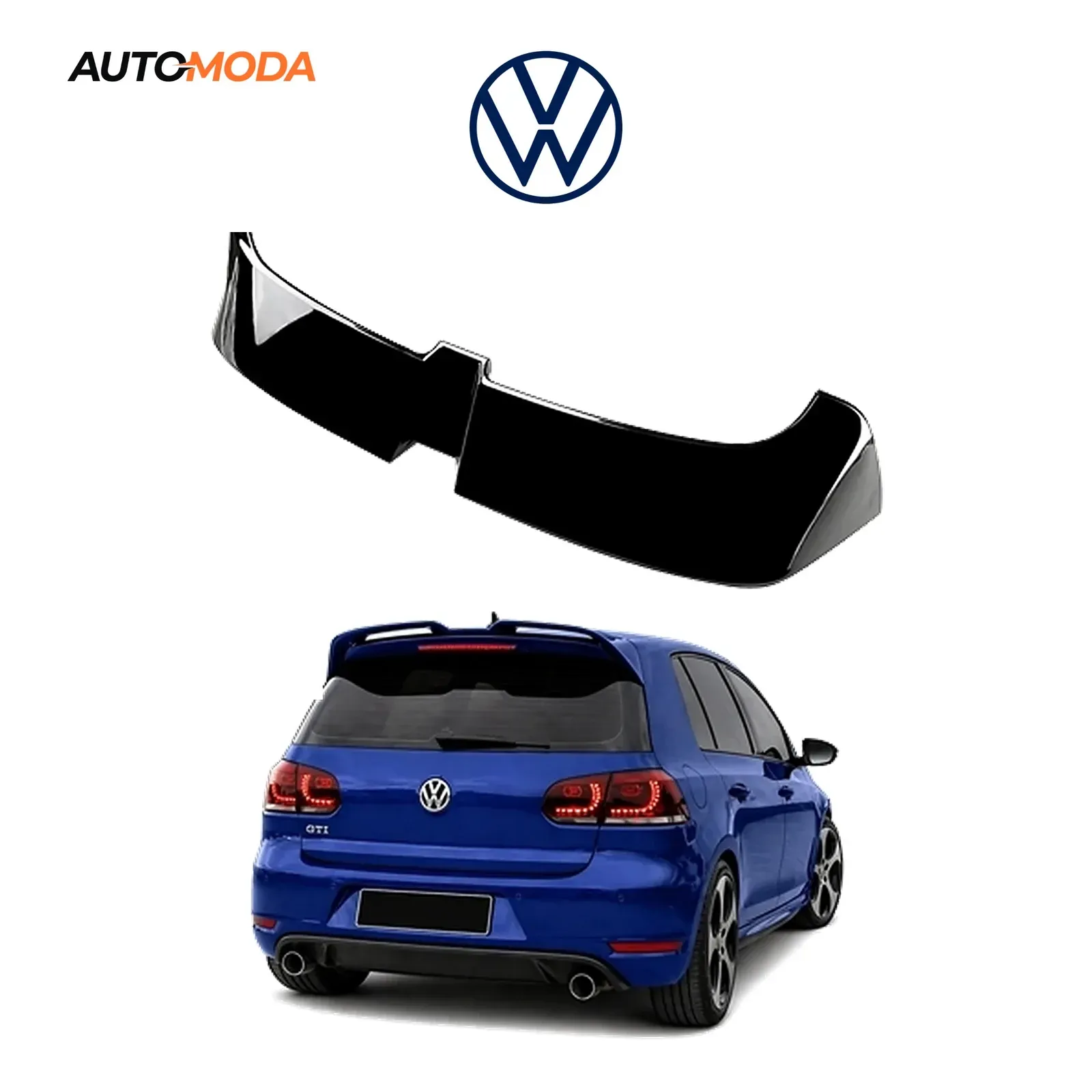 VW Golf 6 krovni spojler GTI/R model 3